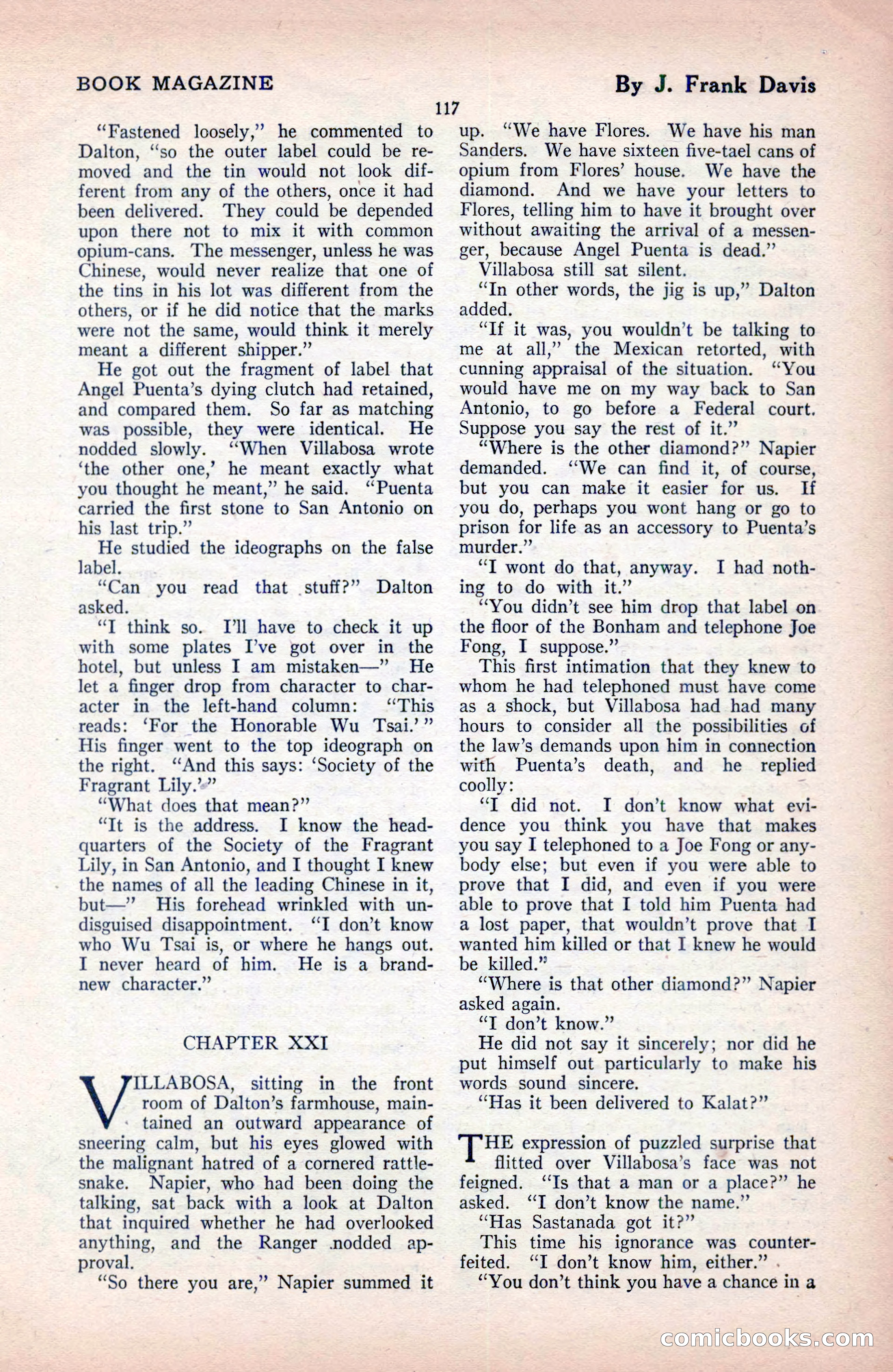 The Blue Book Magazine, December 1919 — page 123 of 216