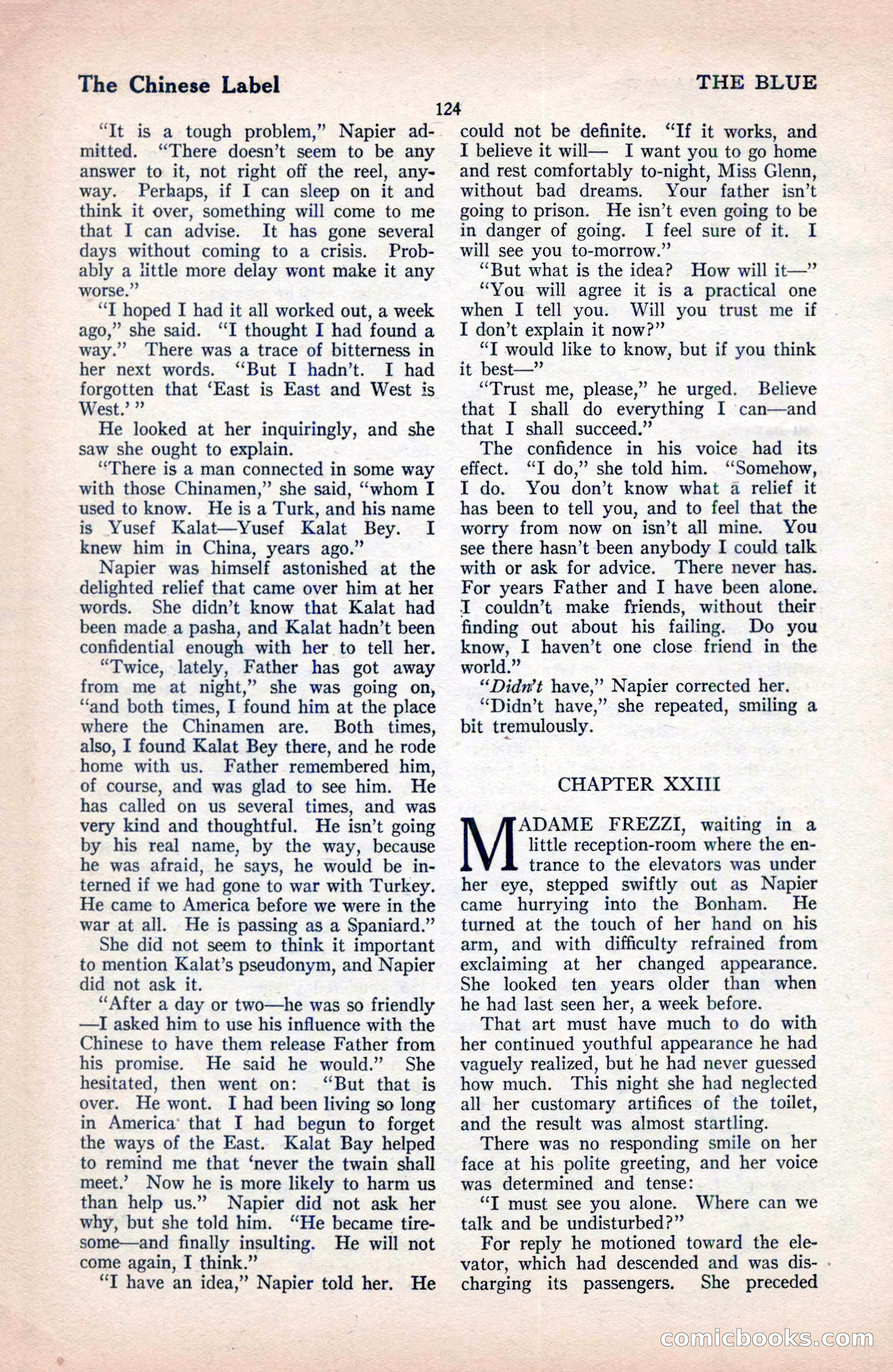 The Blue Book Magazine, December 1919 — page 130 of 216