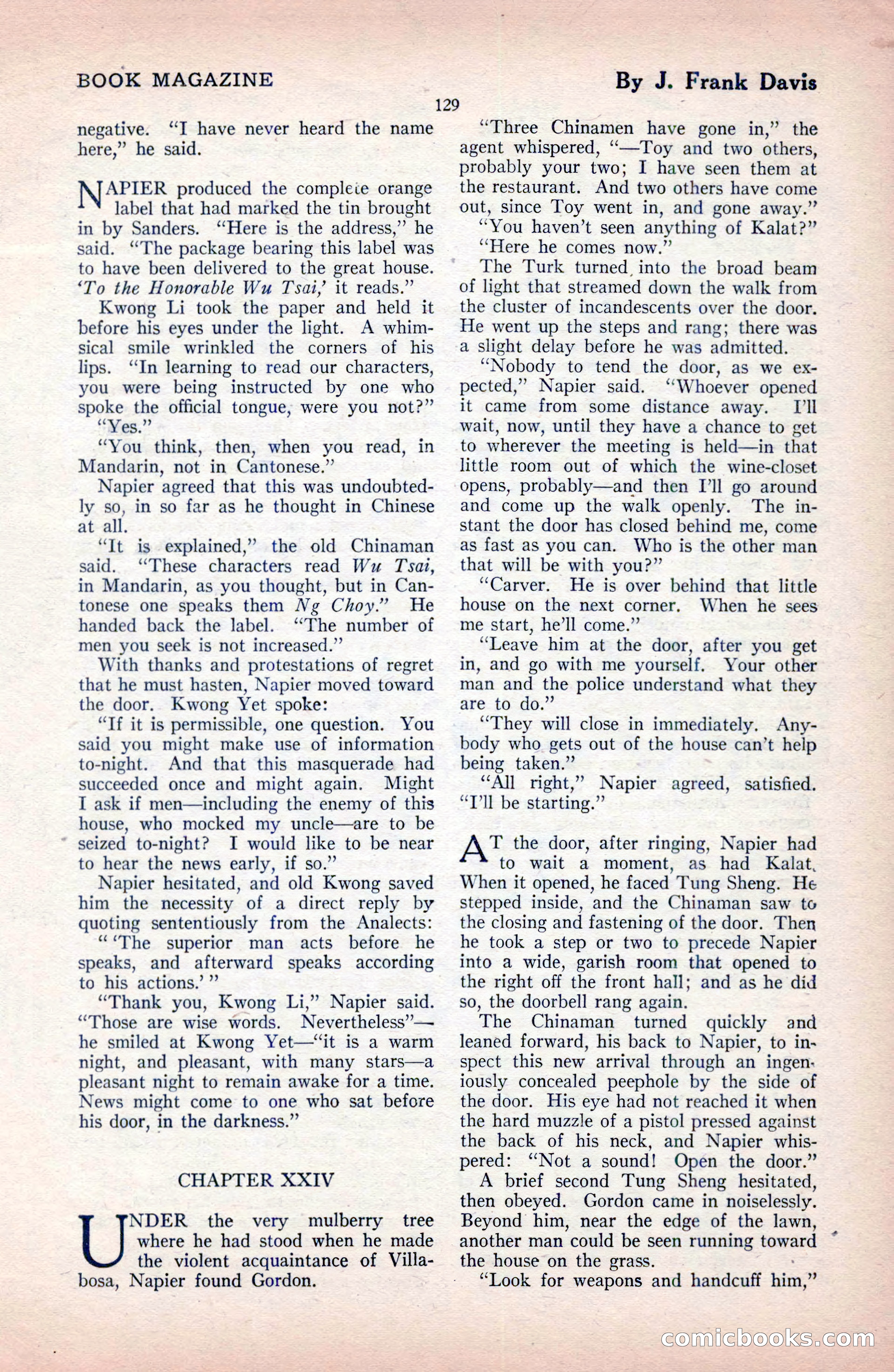 The Blue Book Magazine, December 1919 — page 135 of 216