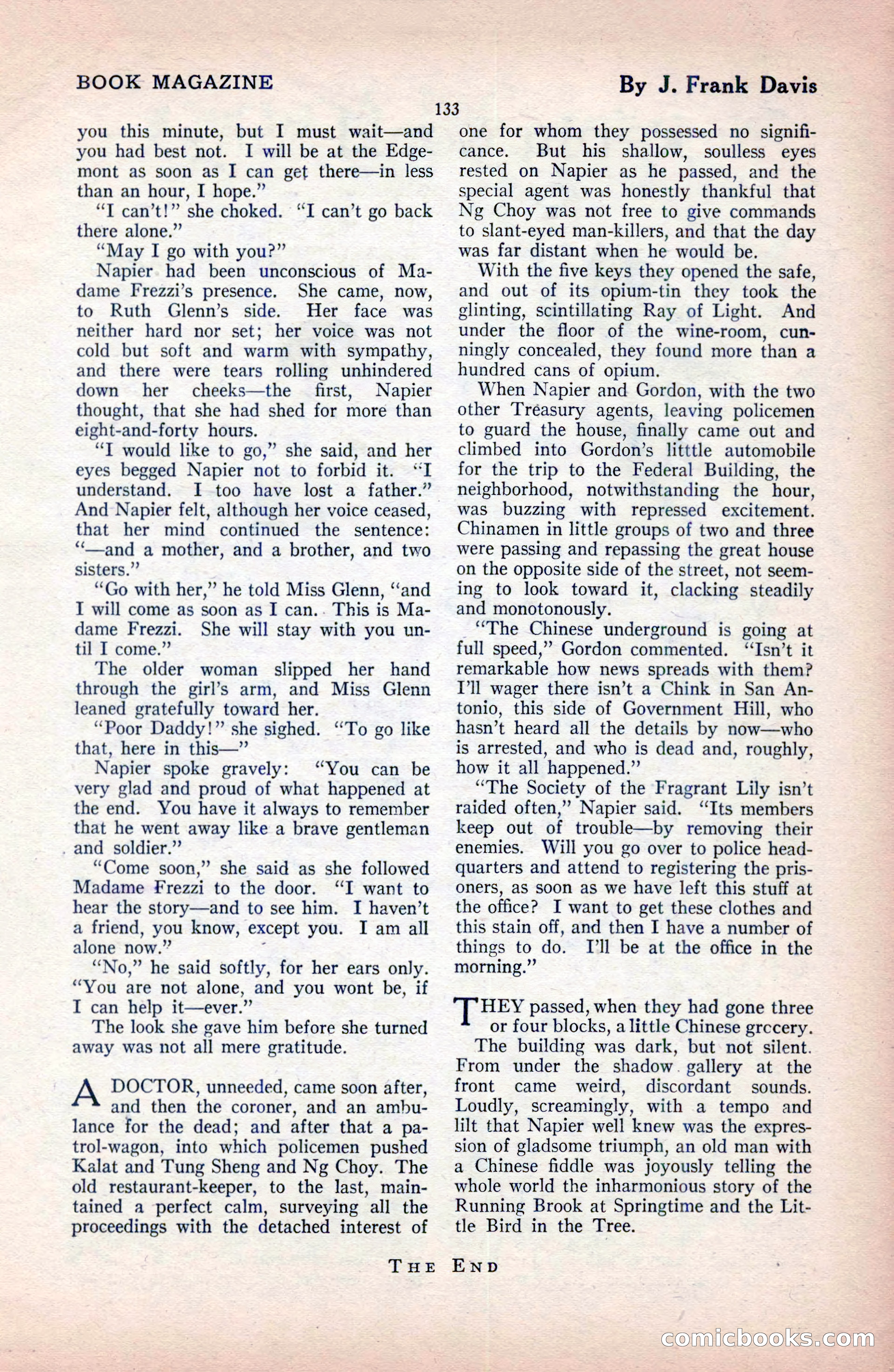 The Blue Book Magazine, December 1919 — page 139 of 216