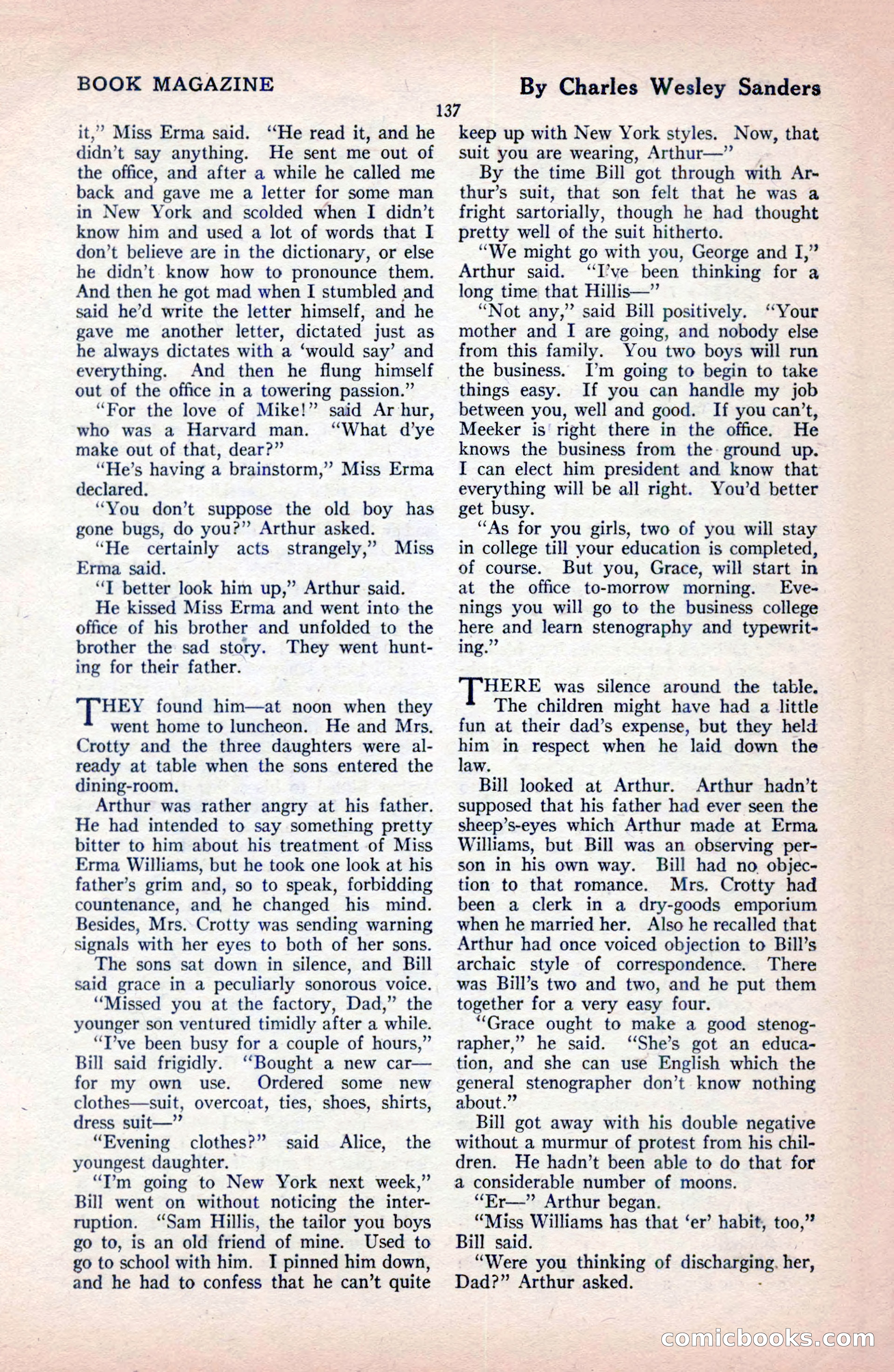 The Blue Book Magazine, December 1919 — page 143 of 216