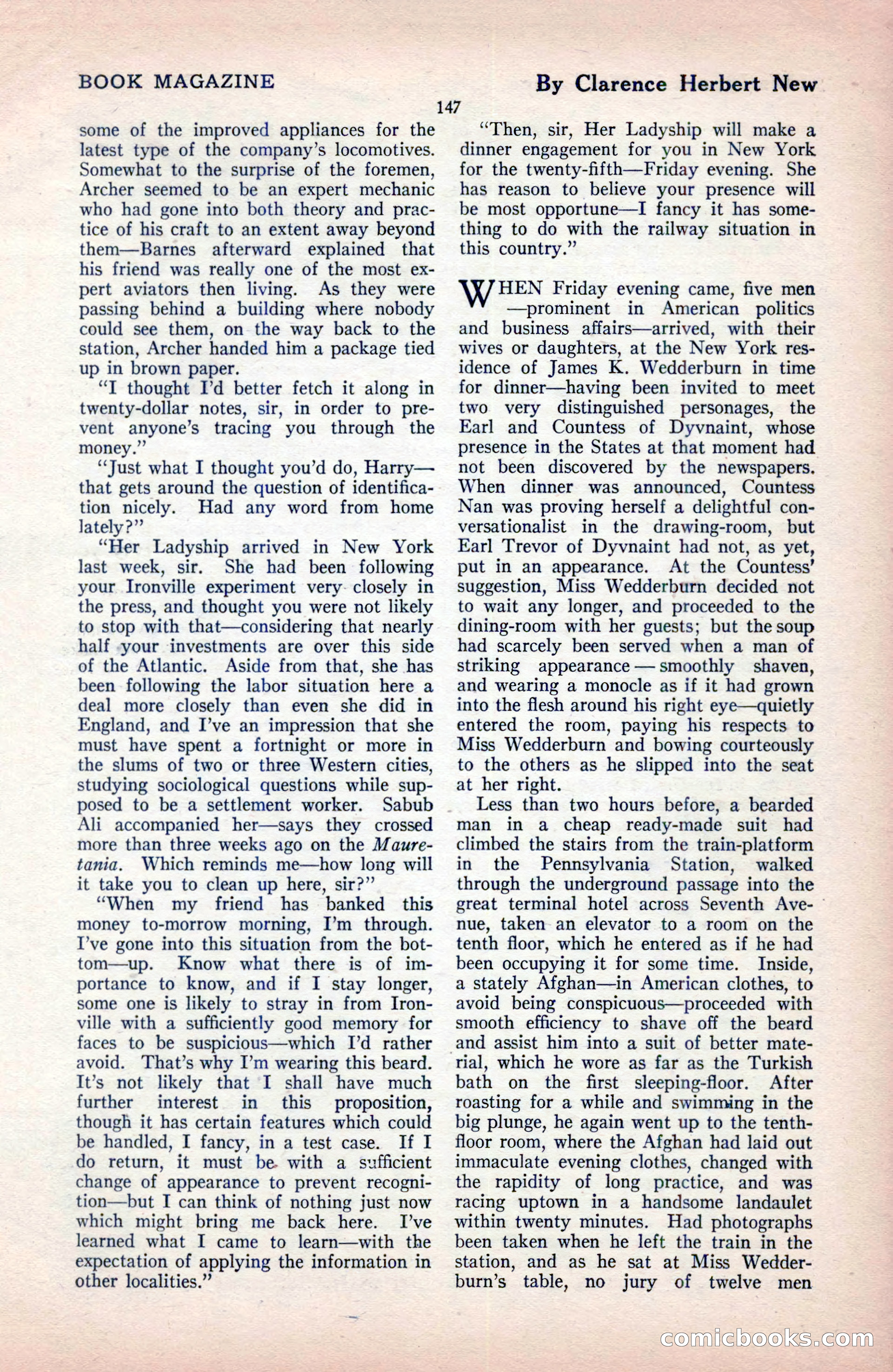The Blue Book Magazine, December 1919 — page 153 of 216