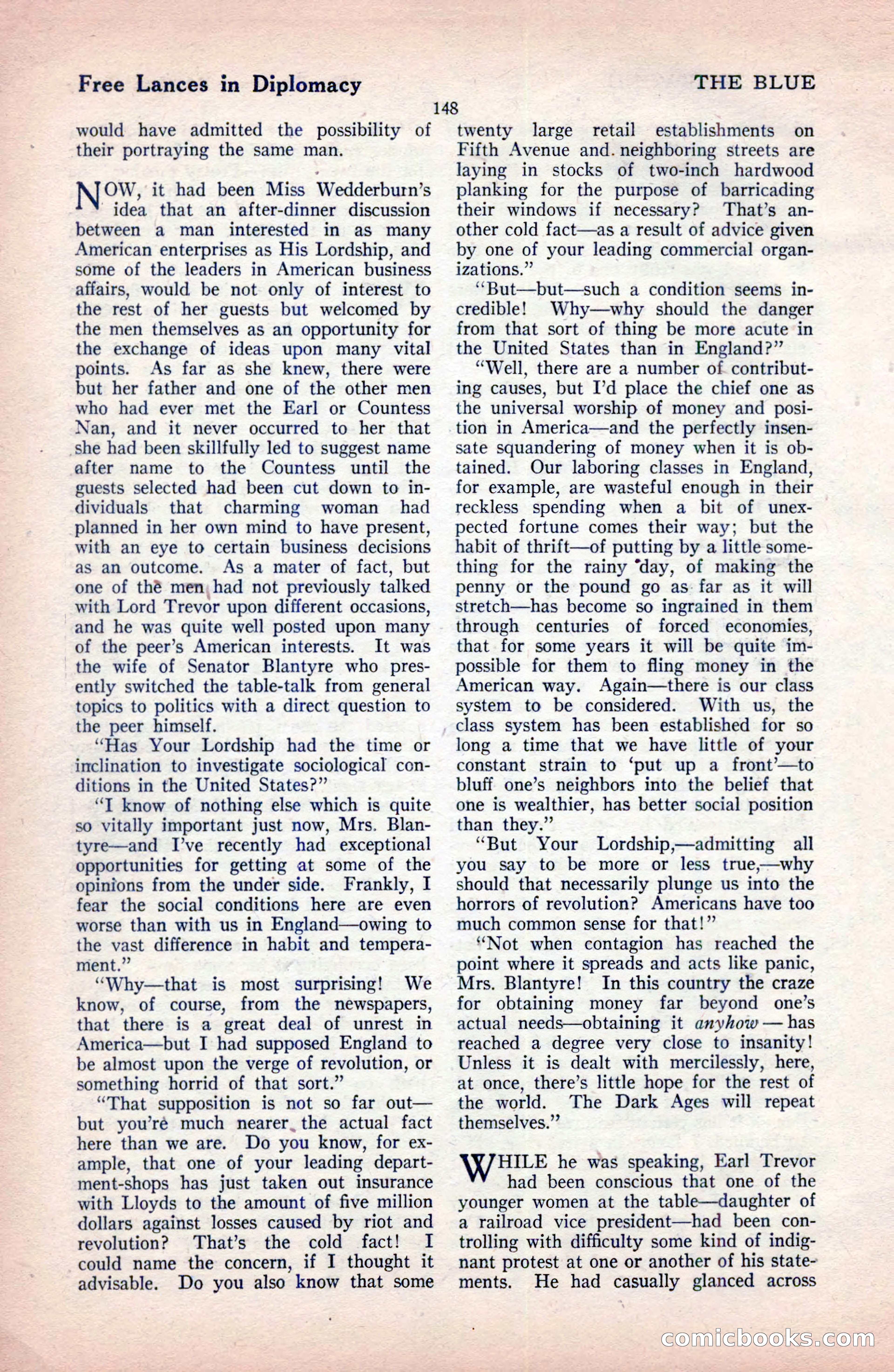 The Blue Book Magazine, December 1919 — page 154 of 216