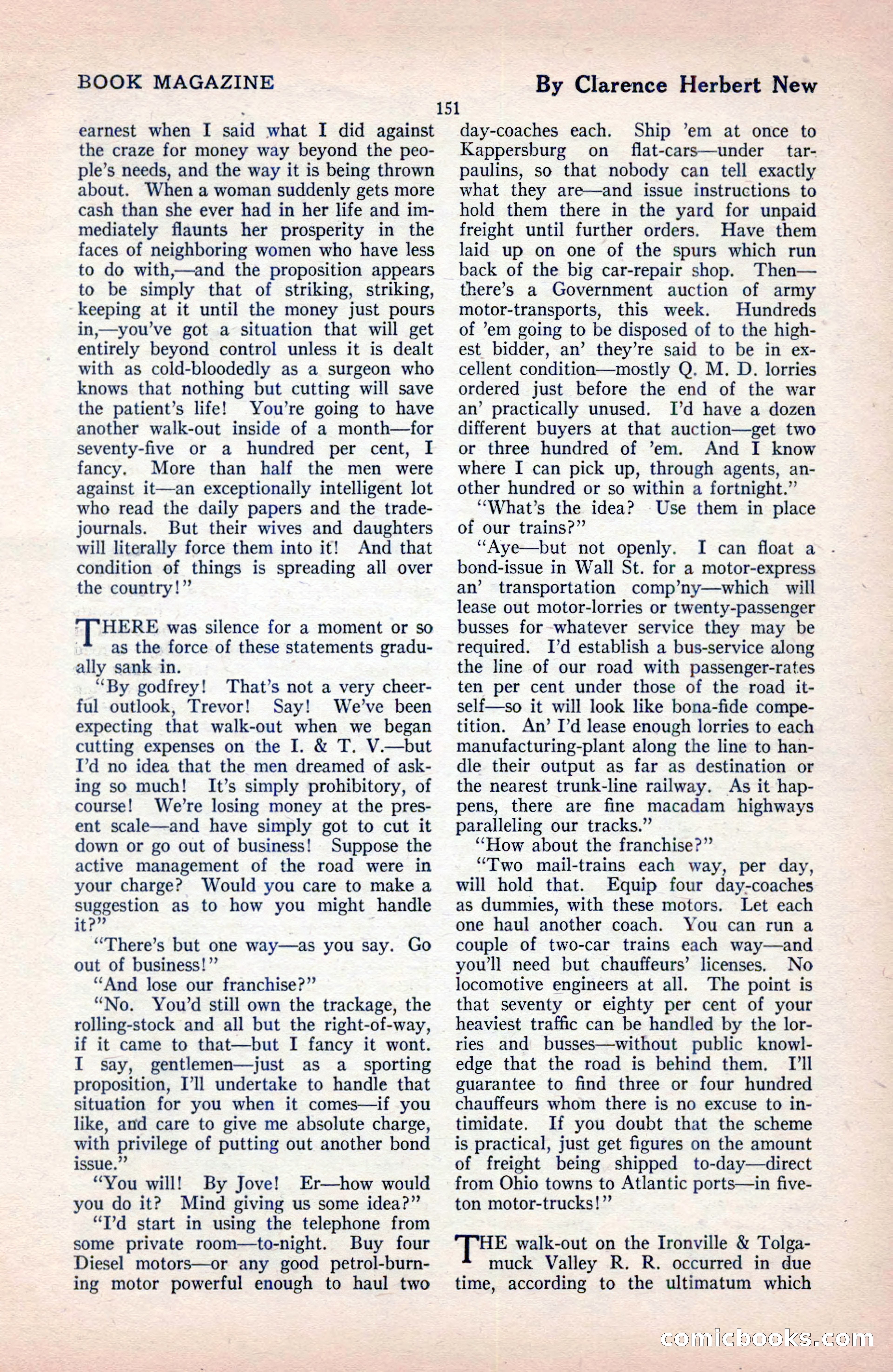 The Blue Book Magazine, December 1919 — page 157 of 216