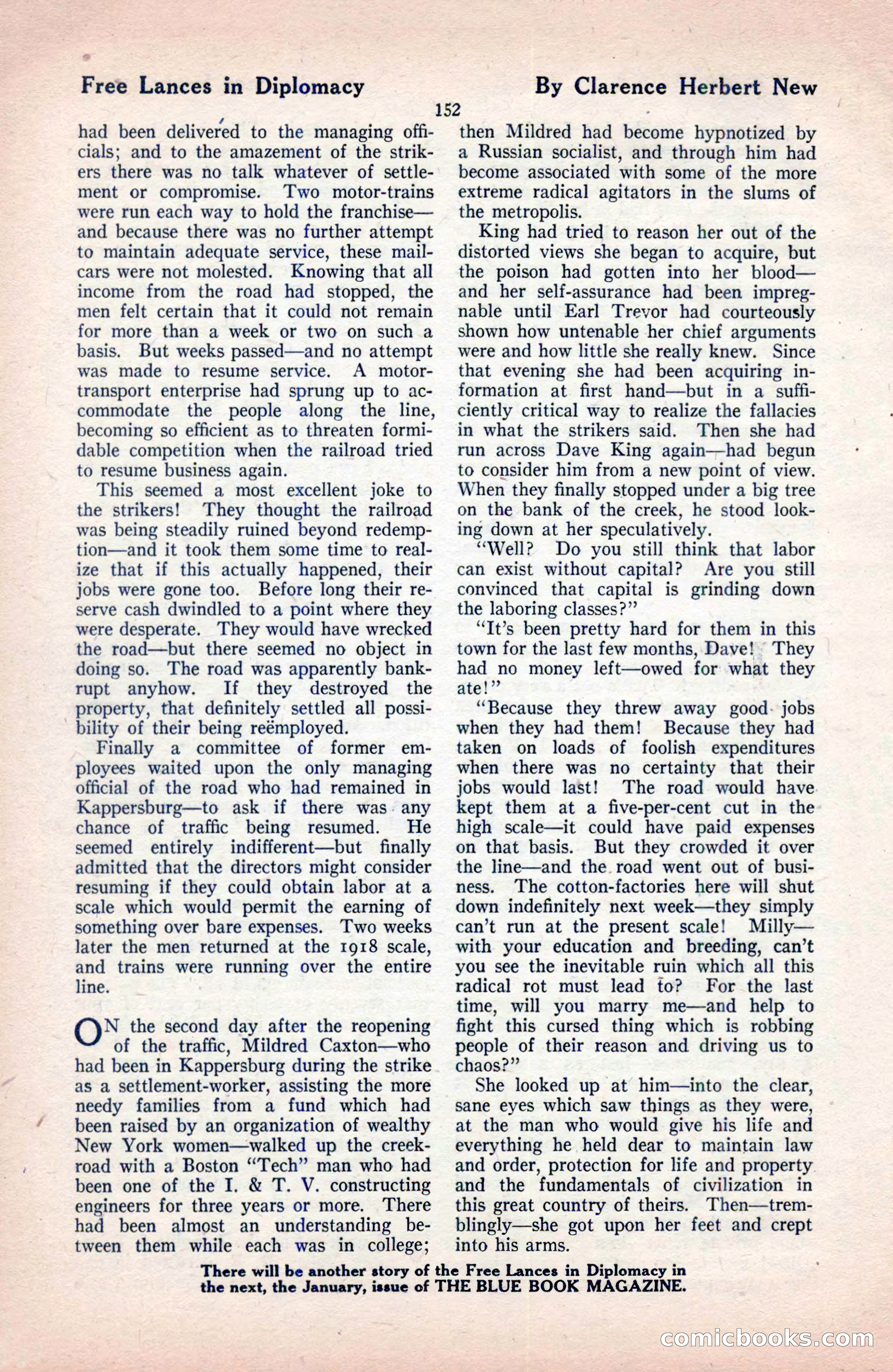 The Blue Book Magazine, December 1919 — page 158 of 216