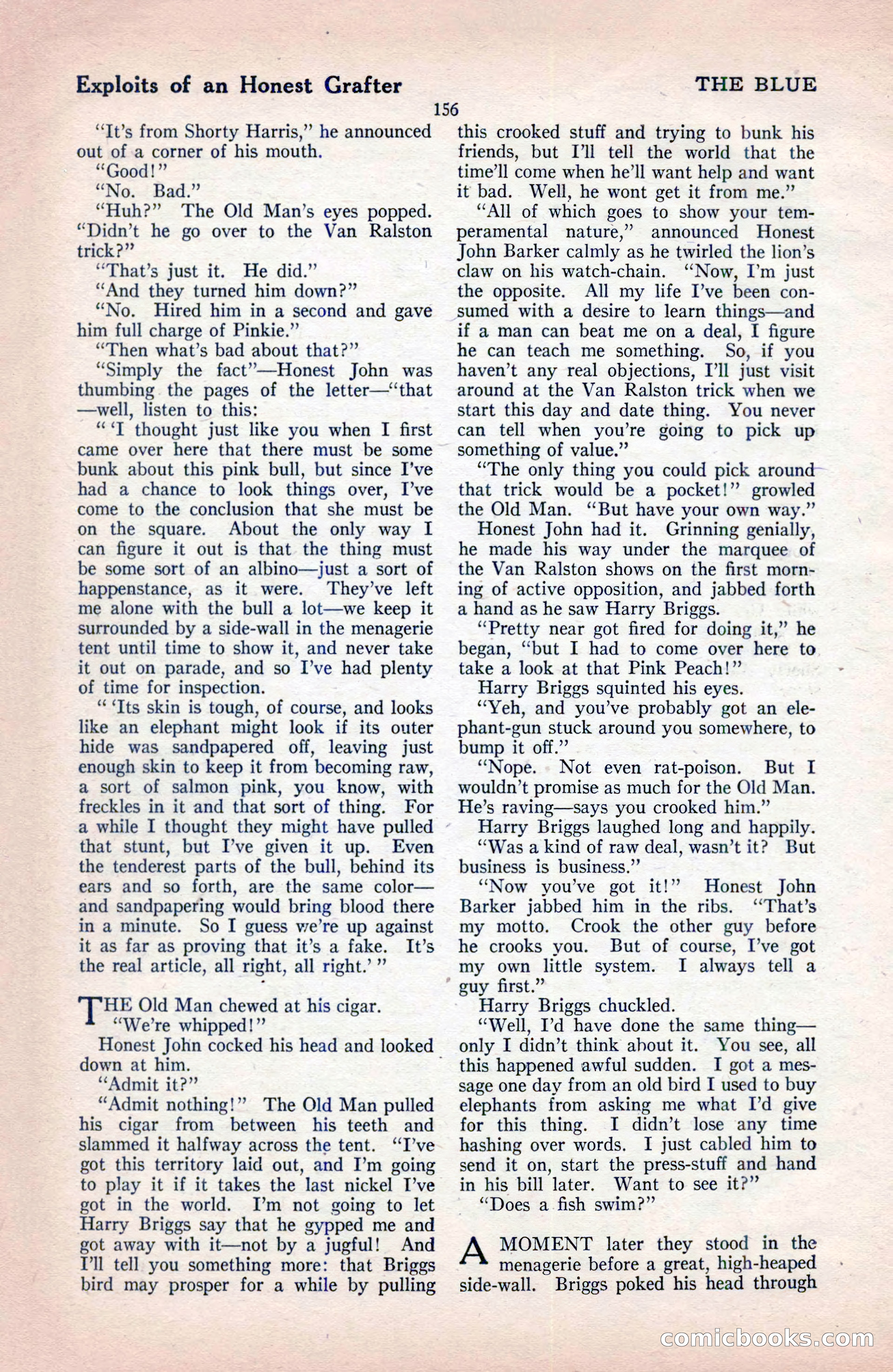 The Blue Book Magazine, December 1919 — page 162 of 216