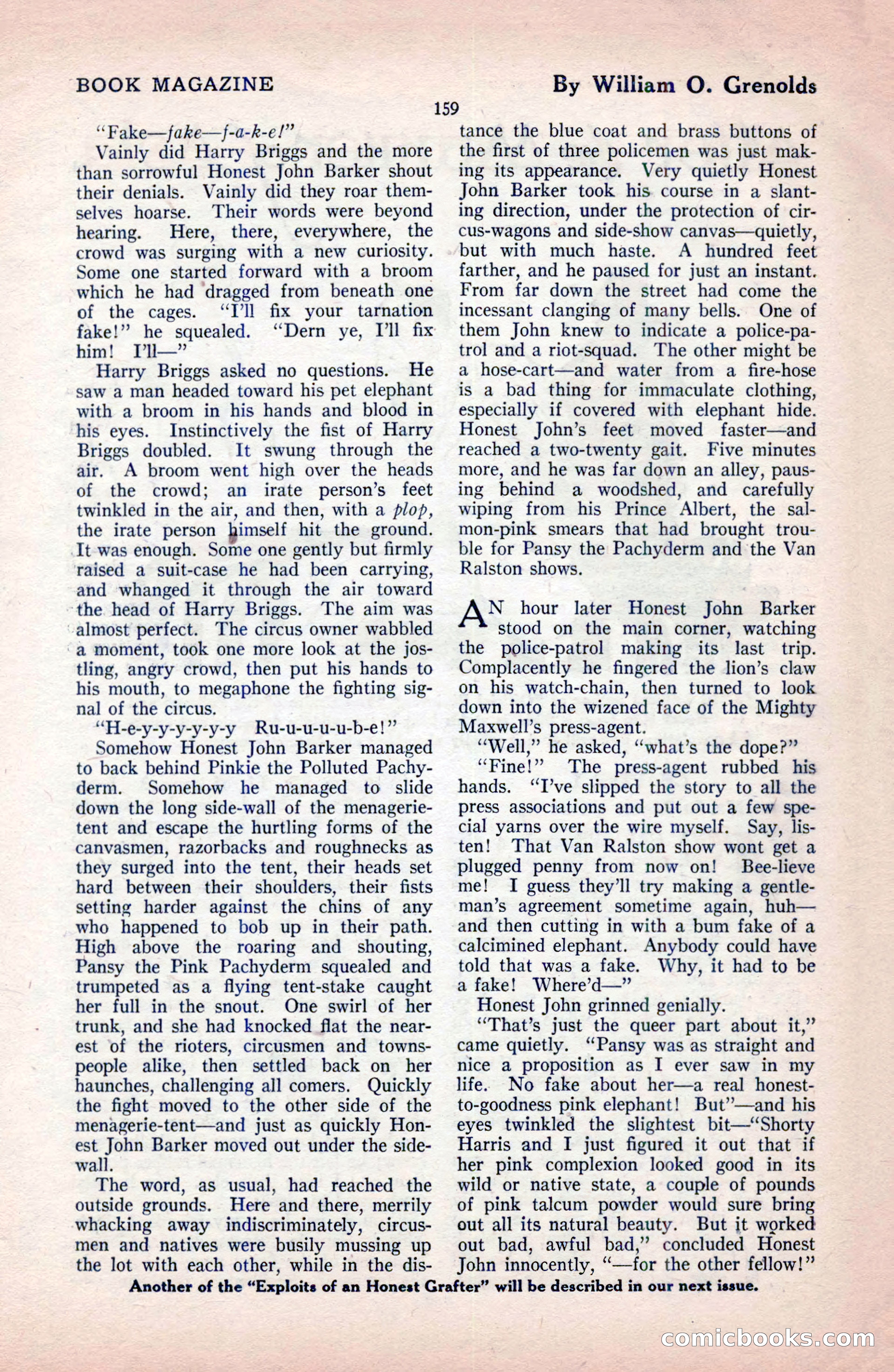 The Blue Book Magazine, December 1919 — page 165 of 216