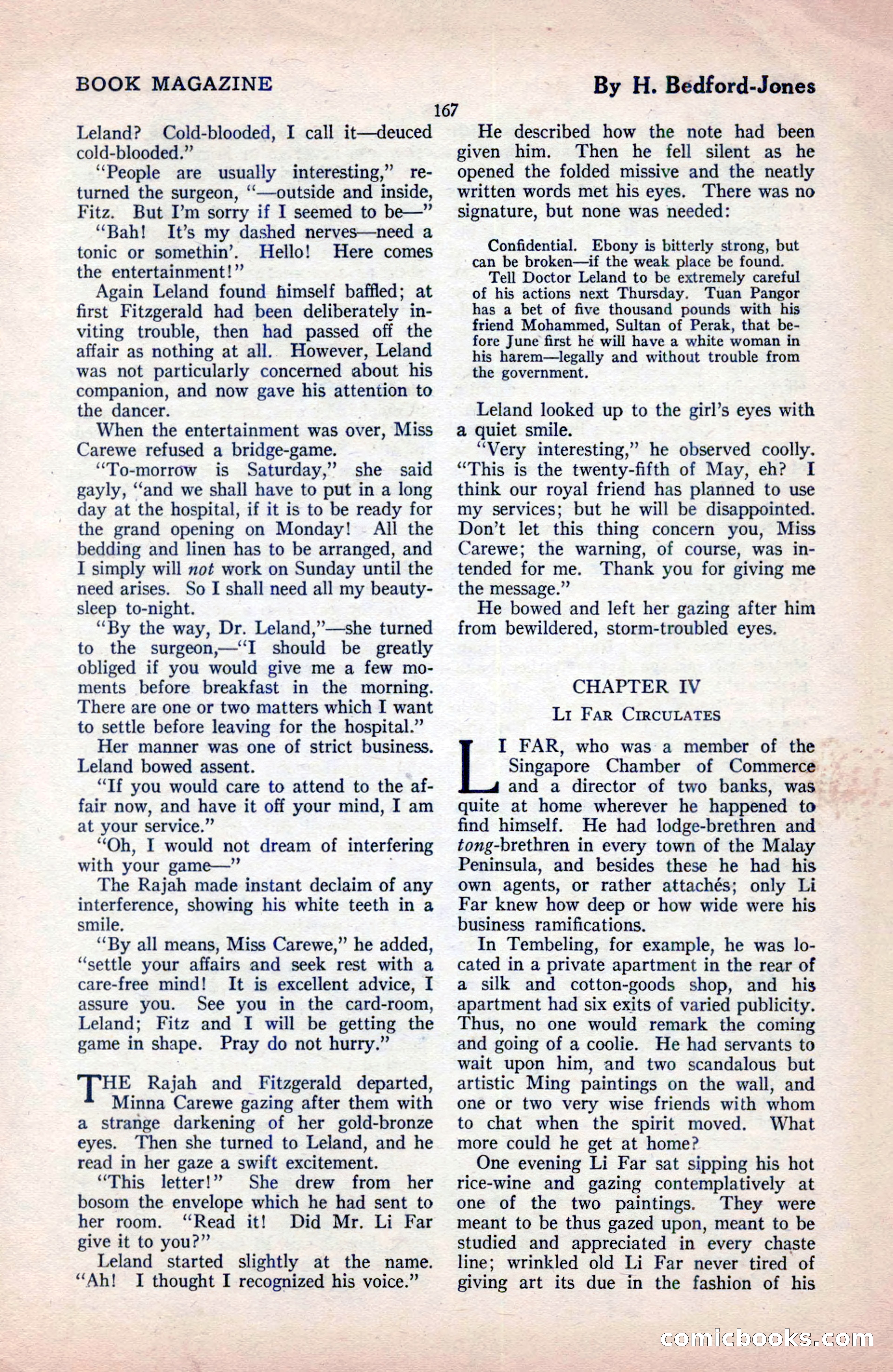 The Blue Book Magazine, December 1919 — page 173 of 216