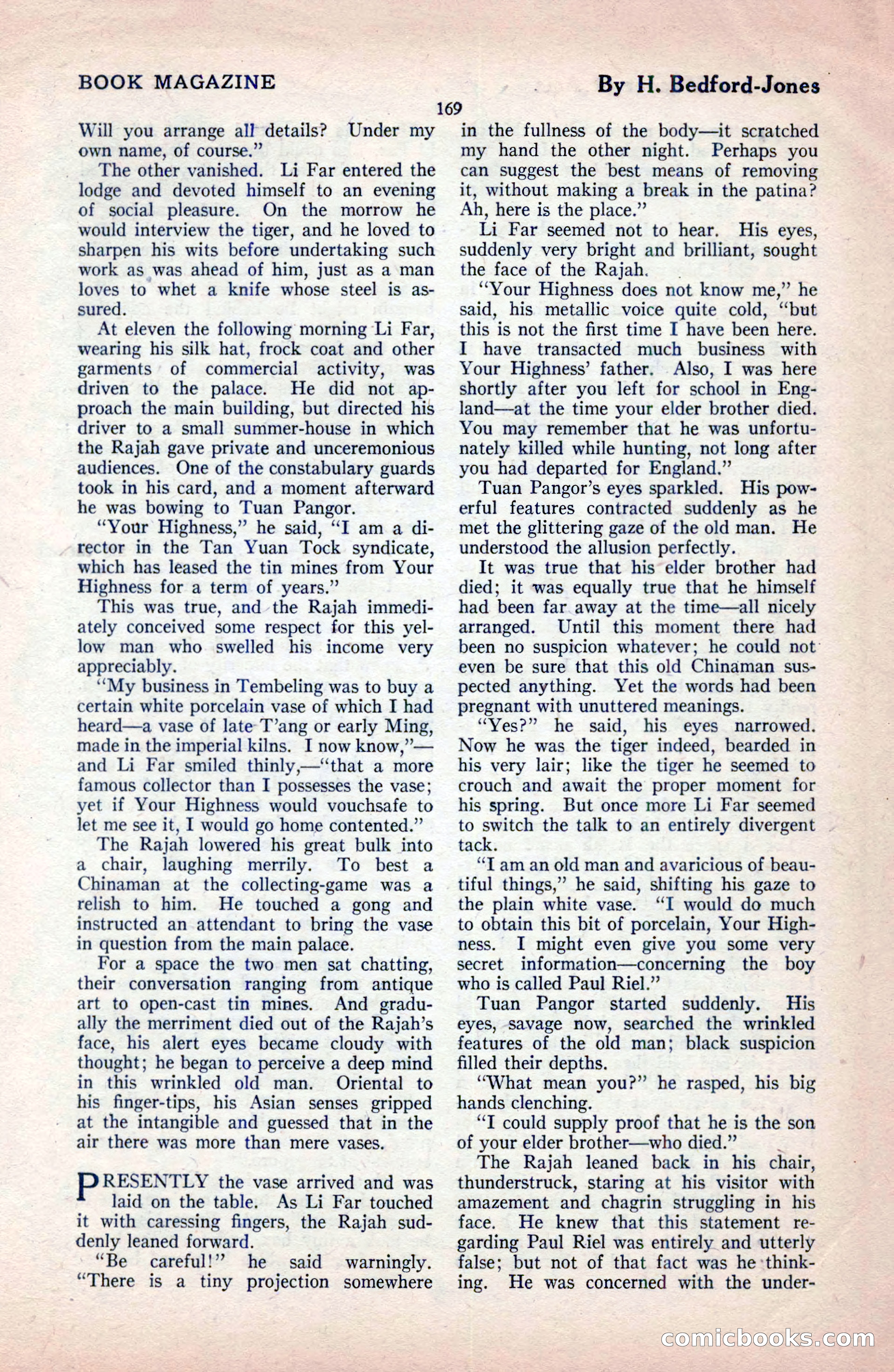 The Blue Book Magazine, December 1919 — page 175 of 216