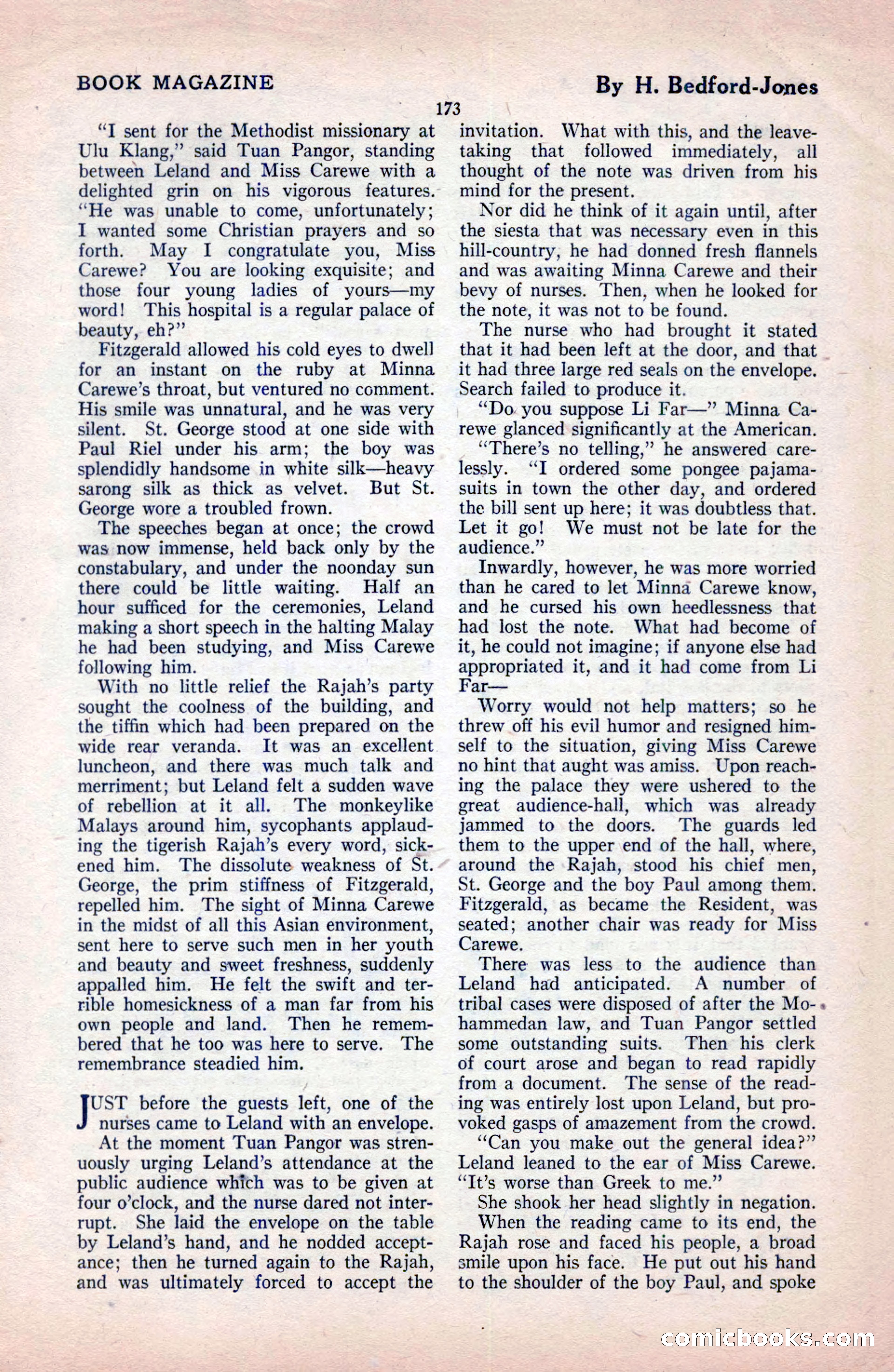 The Blue Book Magazine, December 1919 — page 179 of 216
