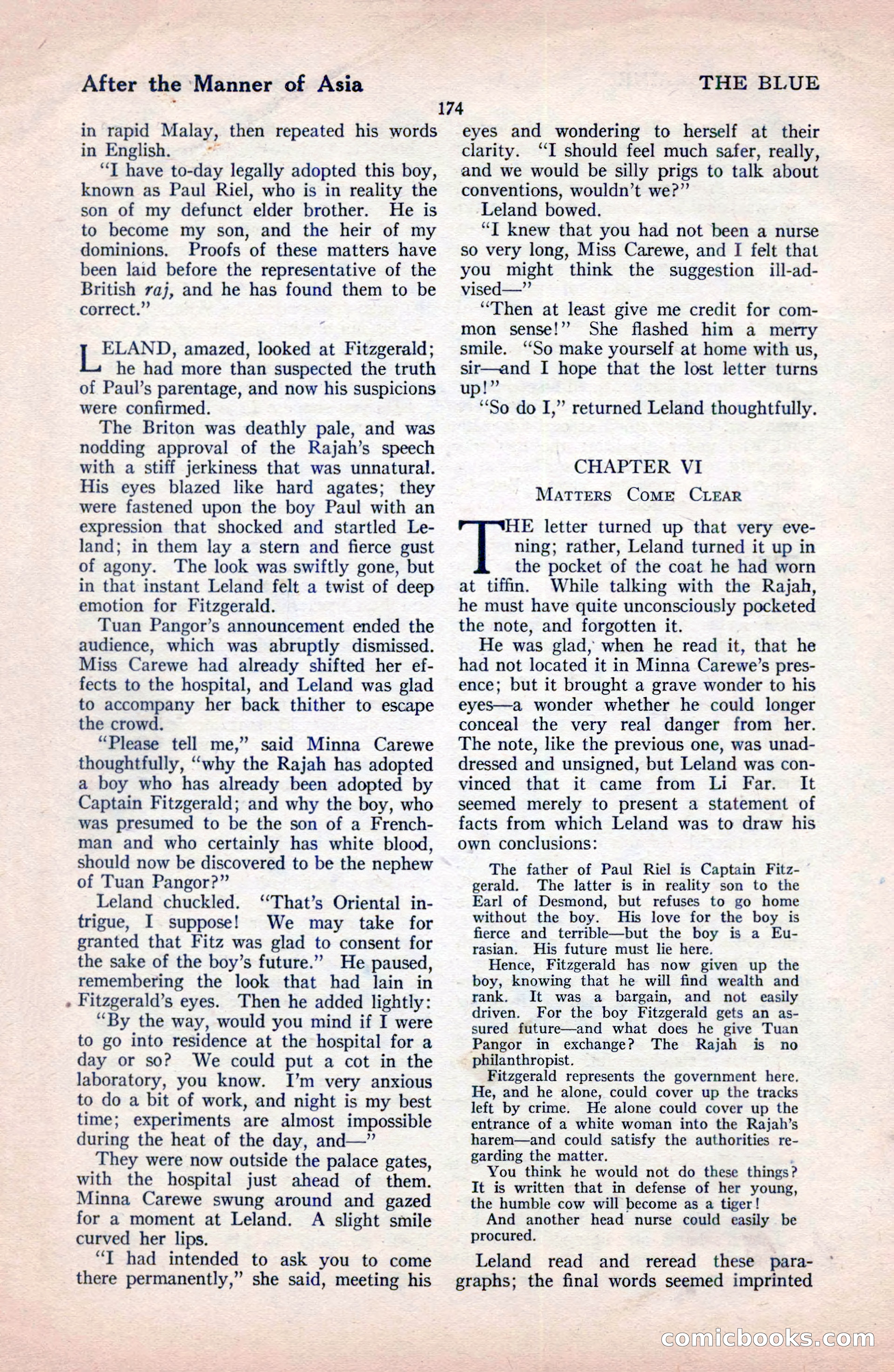 The Blue Book Magazine, December 1919 — page 180 of 216