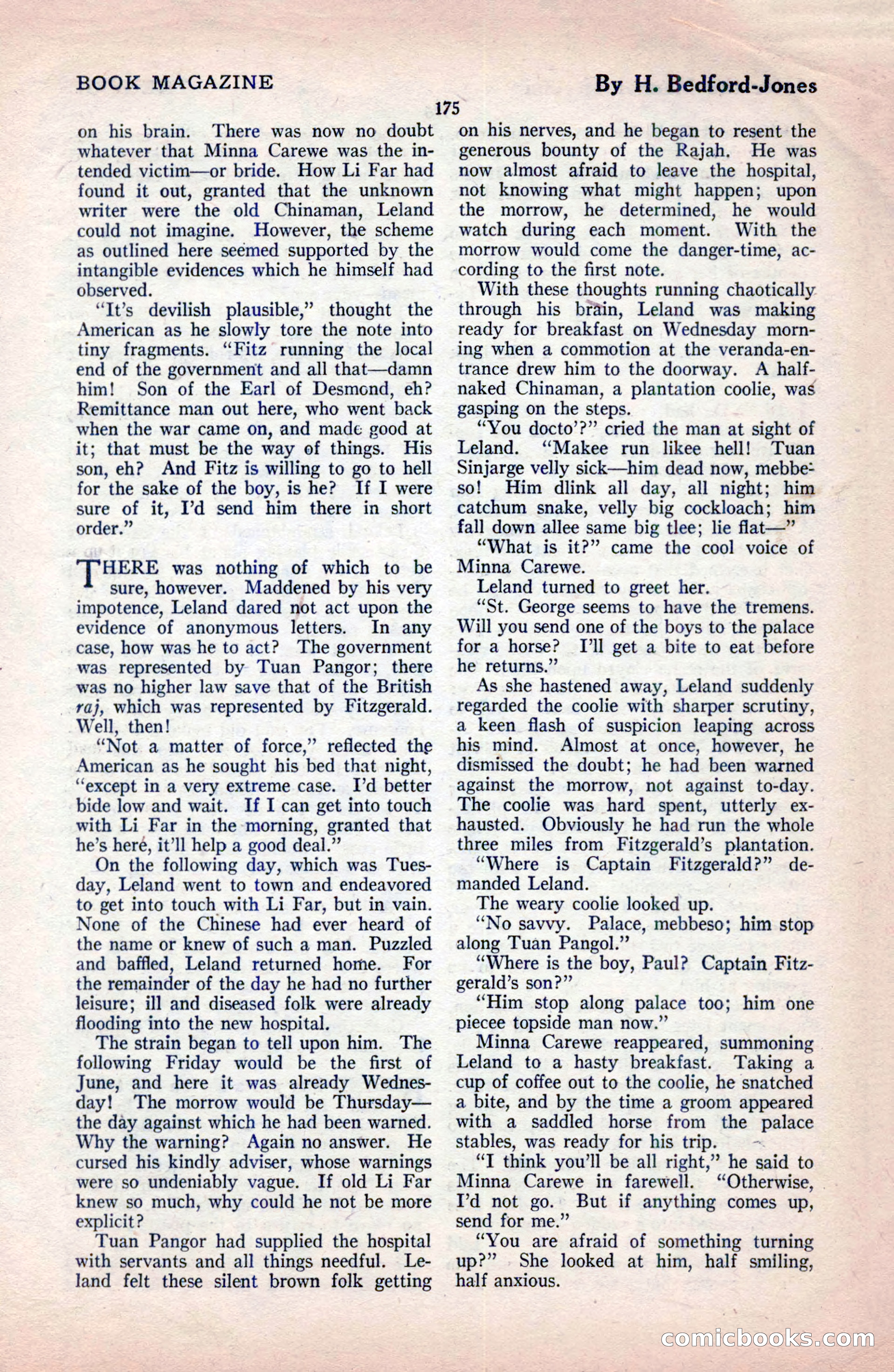 The Blue Book Magazine, December 1919 — page 181 of 216