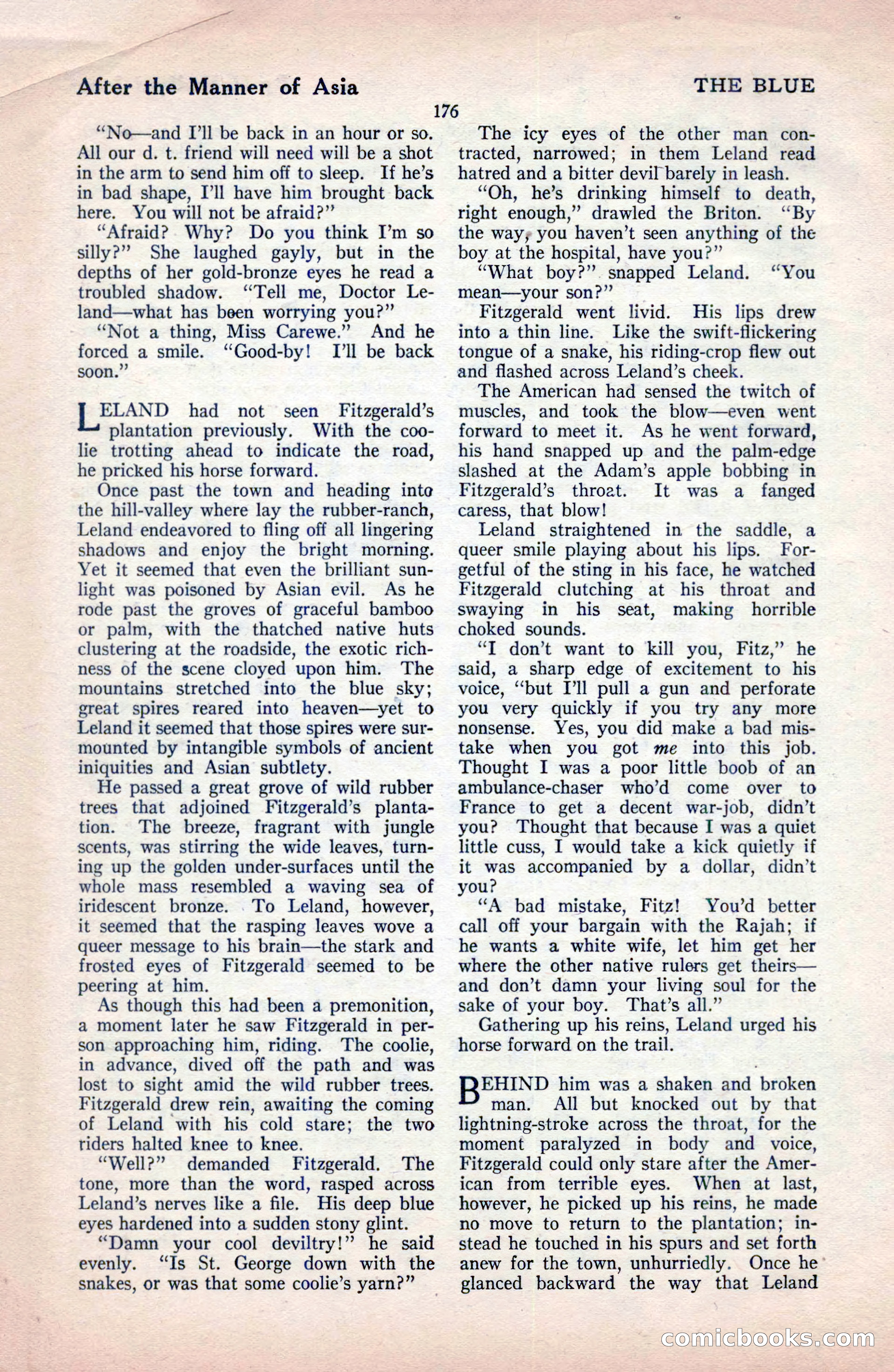The Blue Book Magazine, December 1919 — page 182 of 216