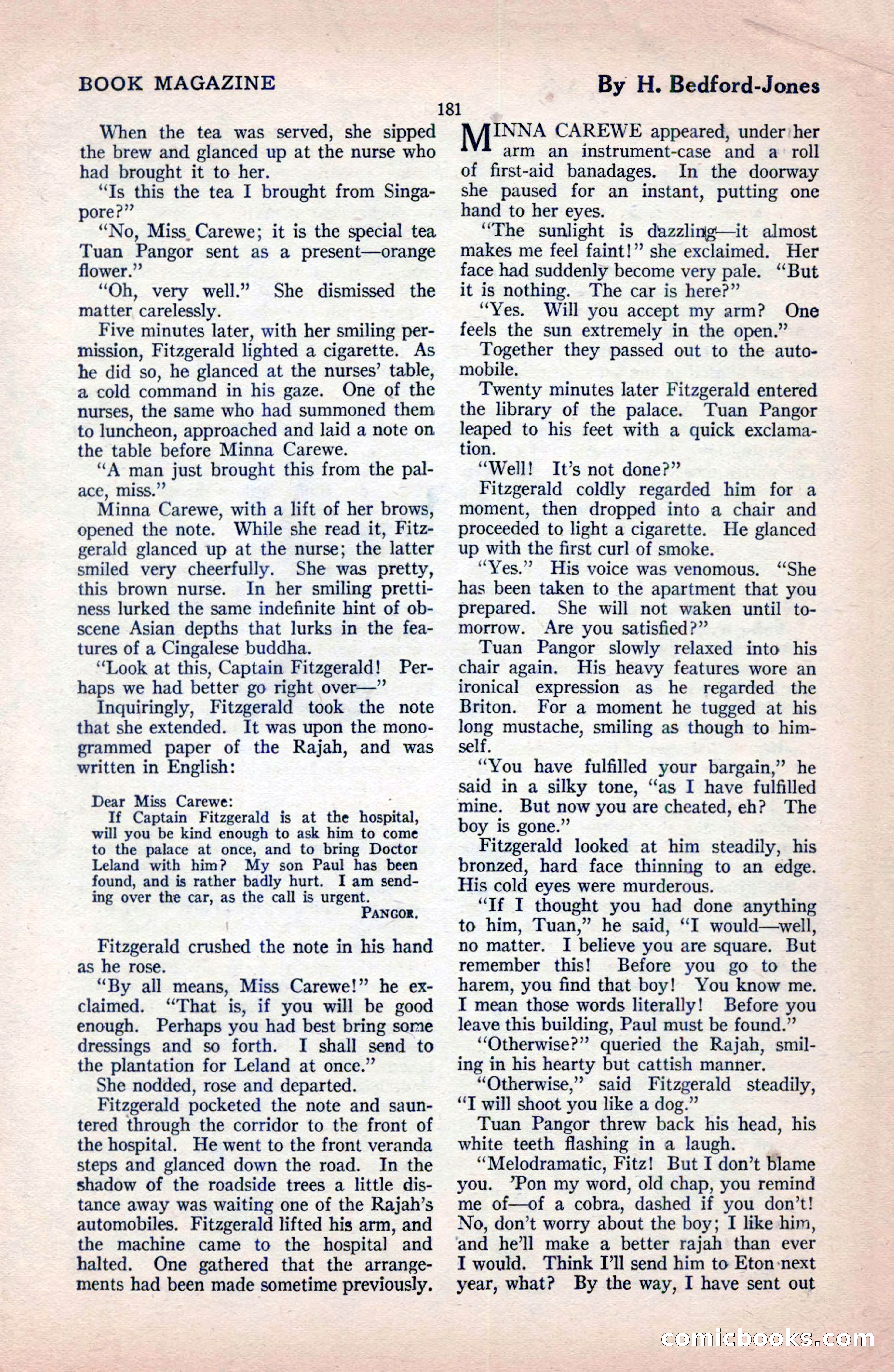 The Blue Book Magazine, December 1919 — page 187 of 216