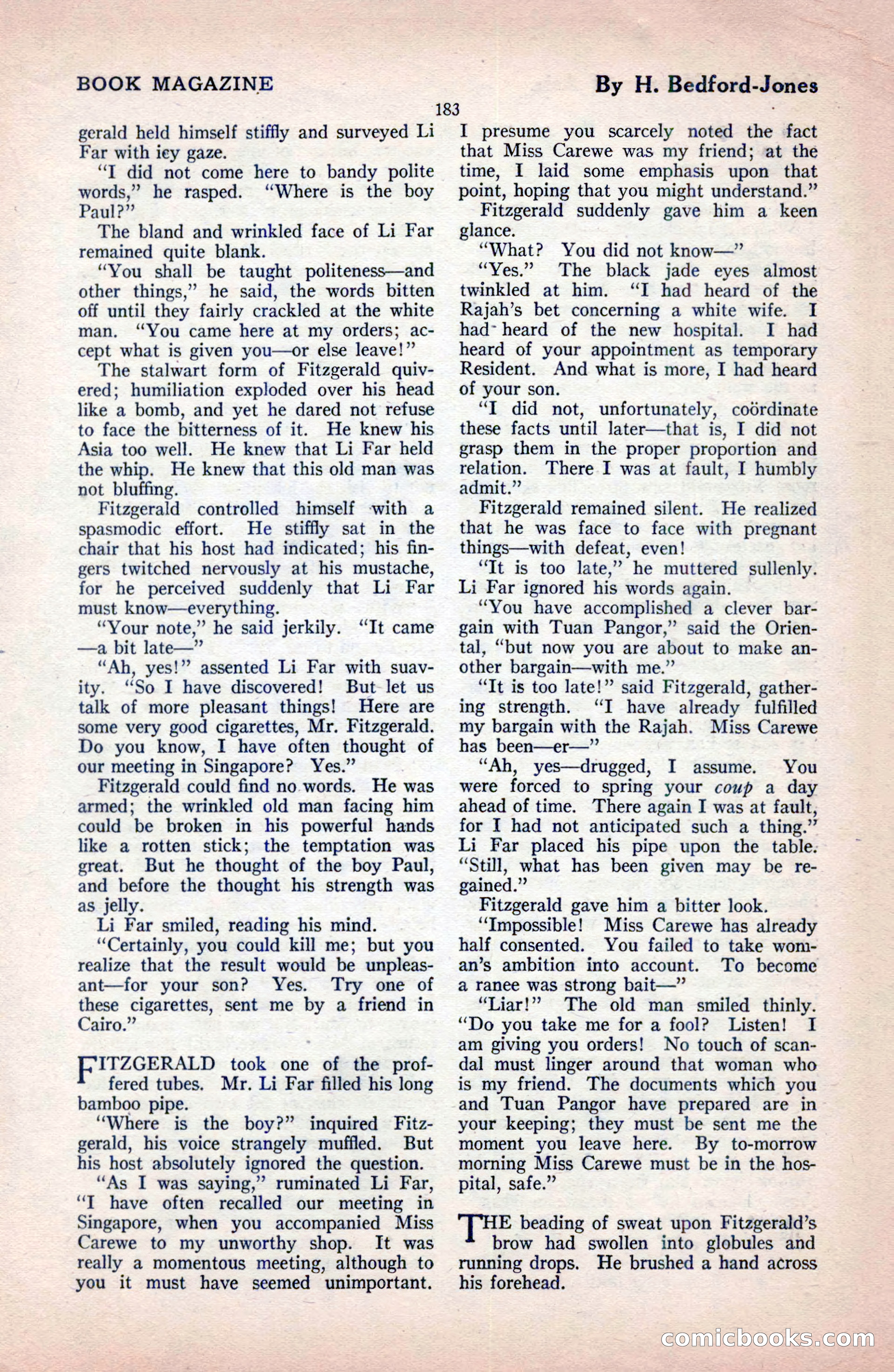 The Blue Book Magazine, December 1919 — page 189 of 216