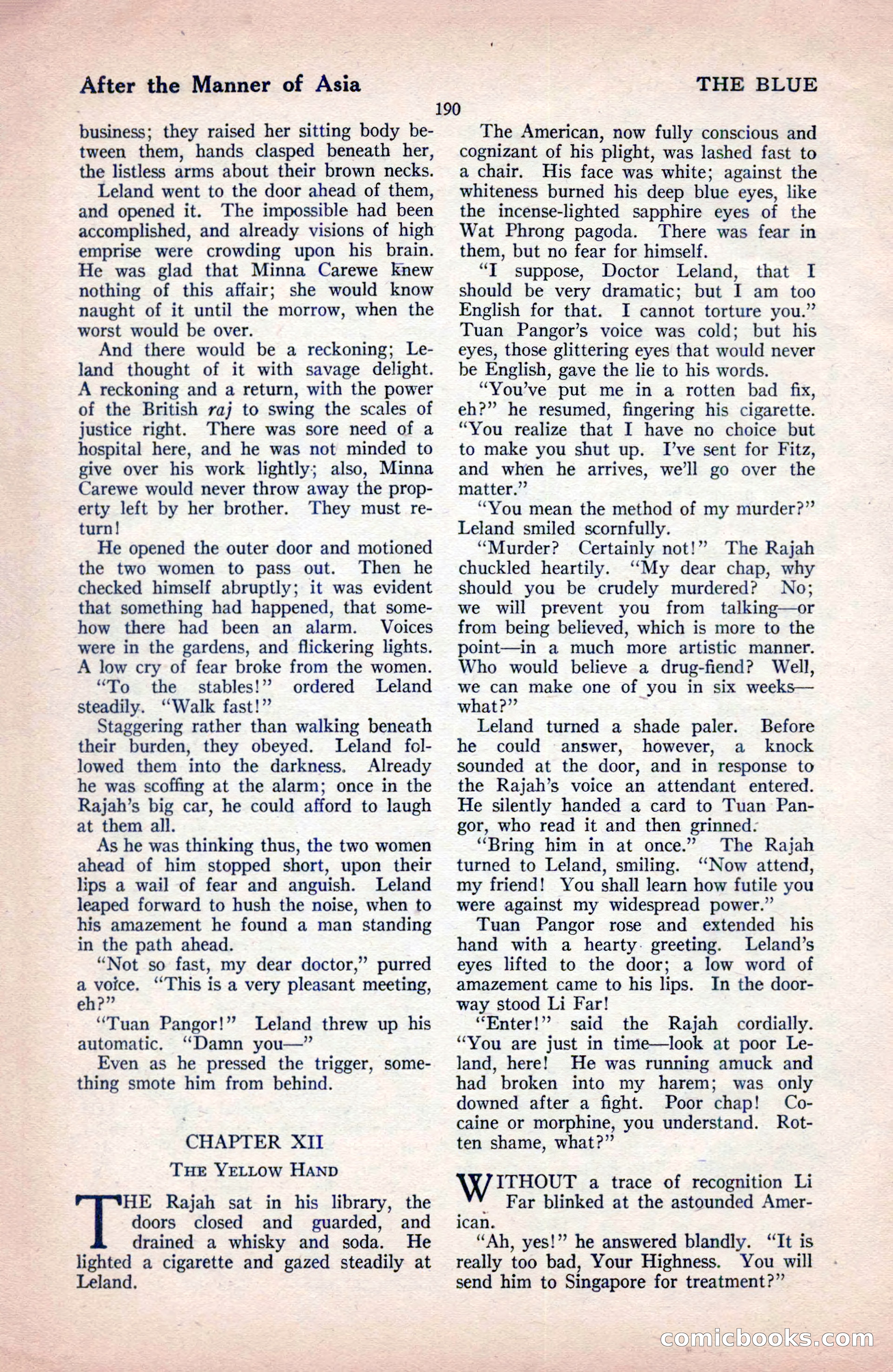 The Blue Book Magazine, December 1919 — page 196 of 216