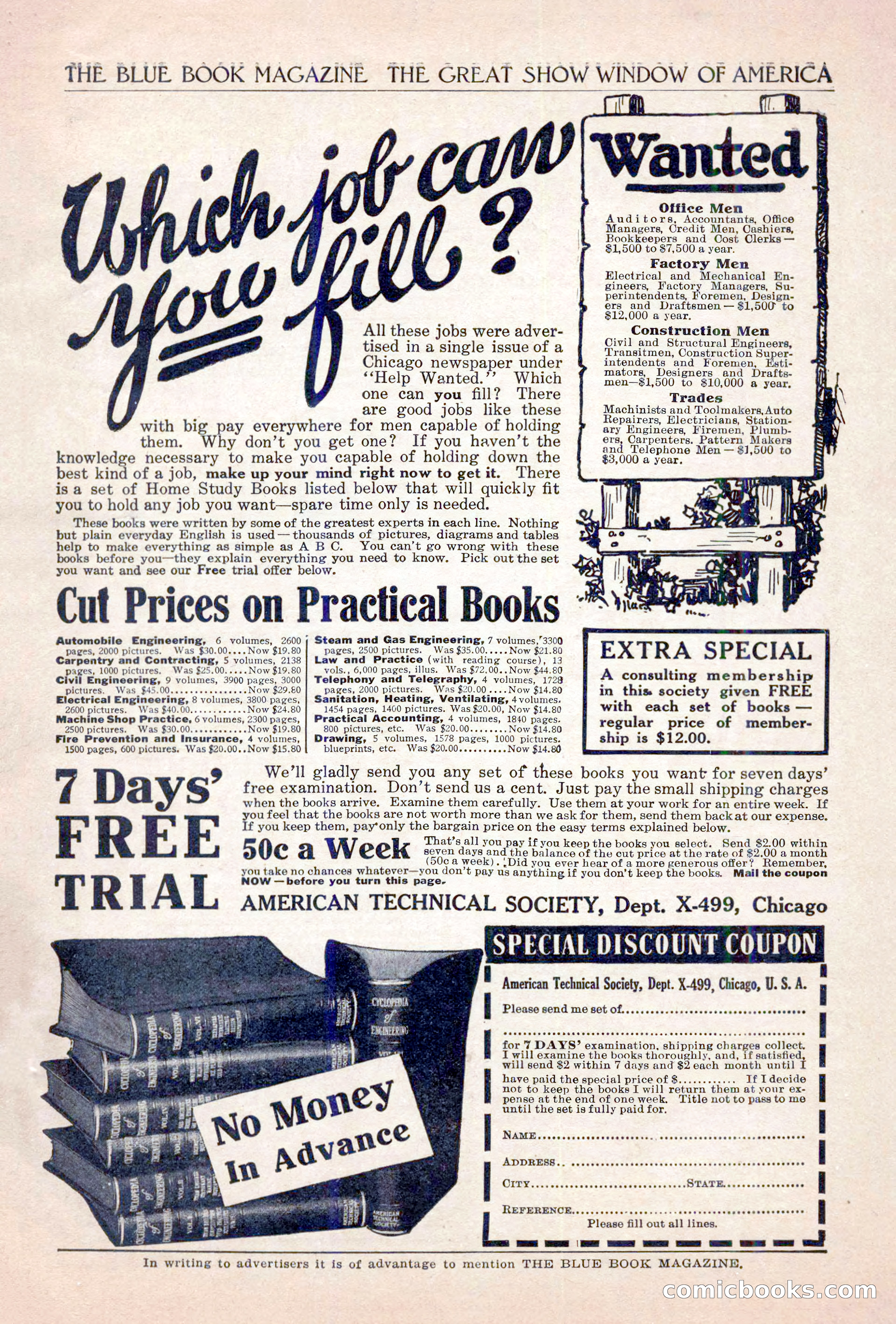 The Blue Book Magazine, December 1919 — page 201 of 216