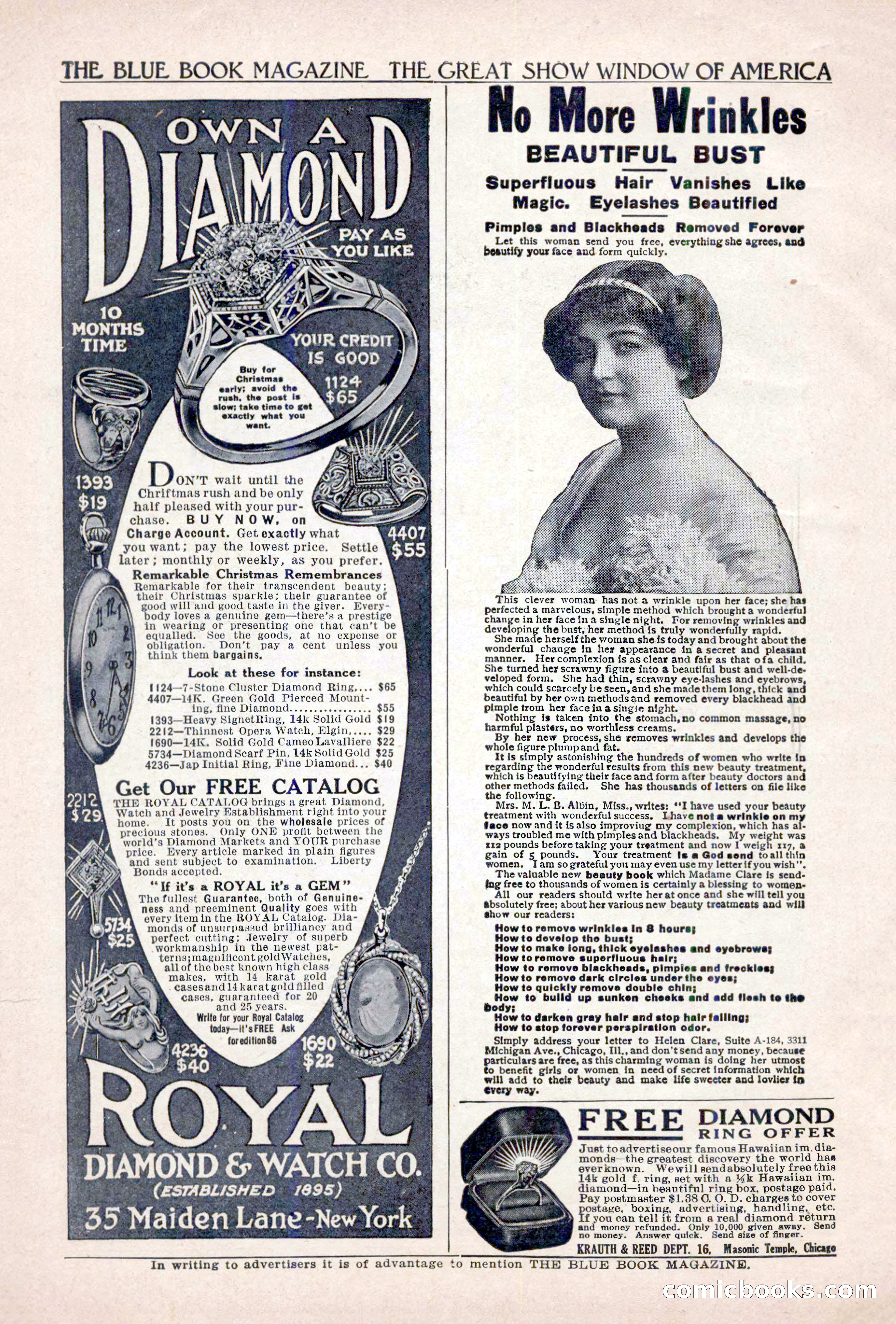 The Blue Book Magazine, December 1919 — page 204 of 216