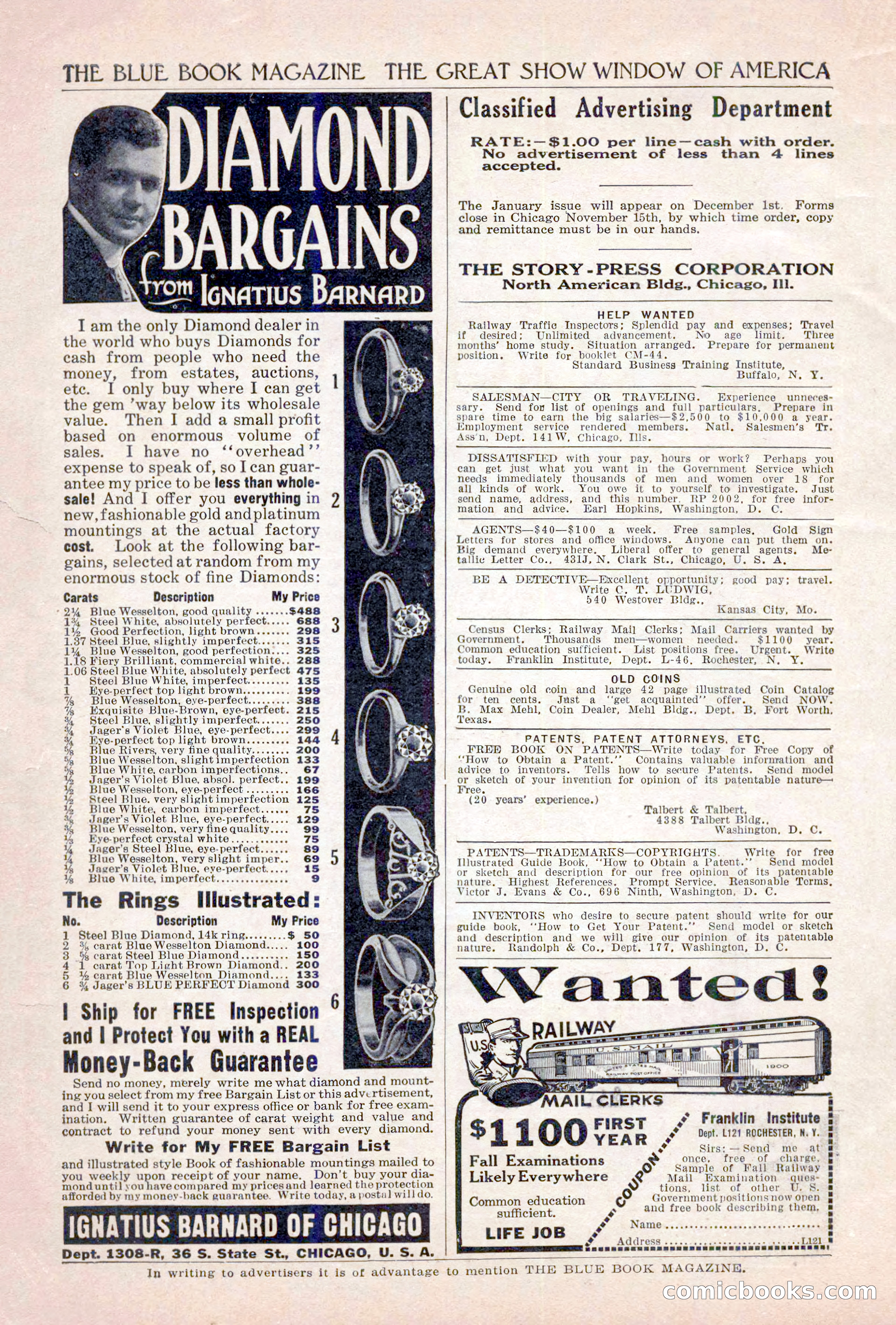 The Blue Book Magazine, December 1919 — page 208 of 216