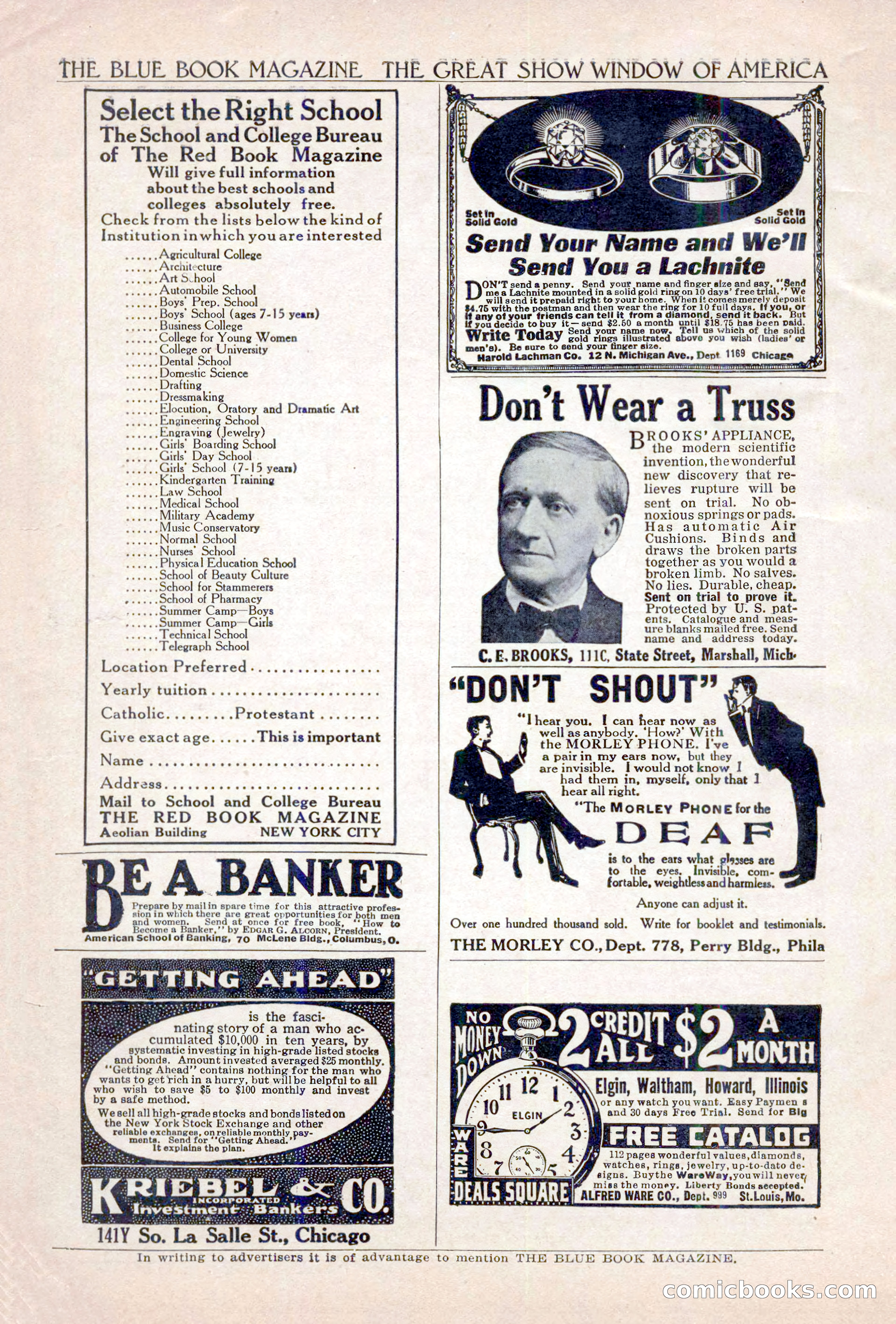 The Blue Book Magazine, December 1919 — page 210 of 216