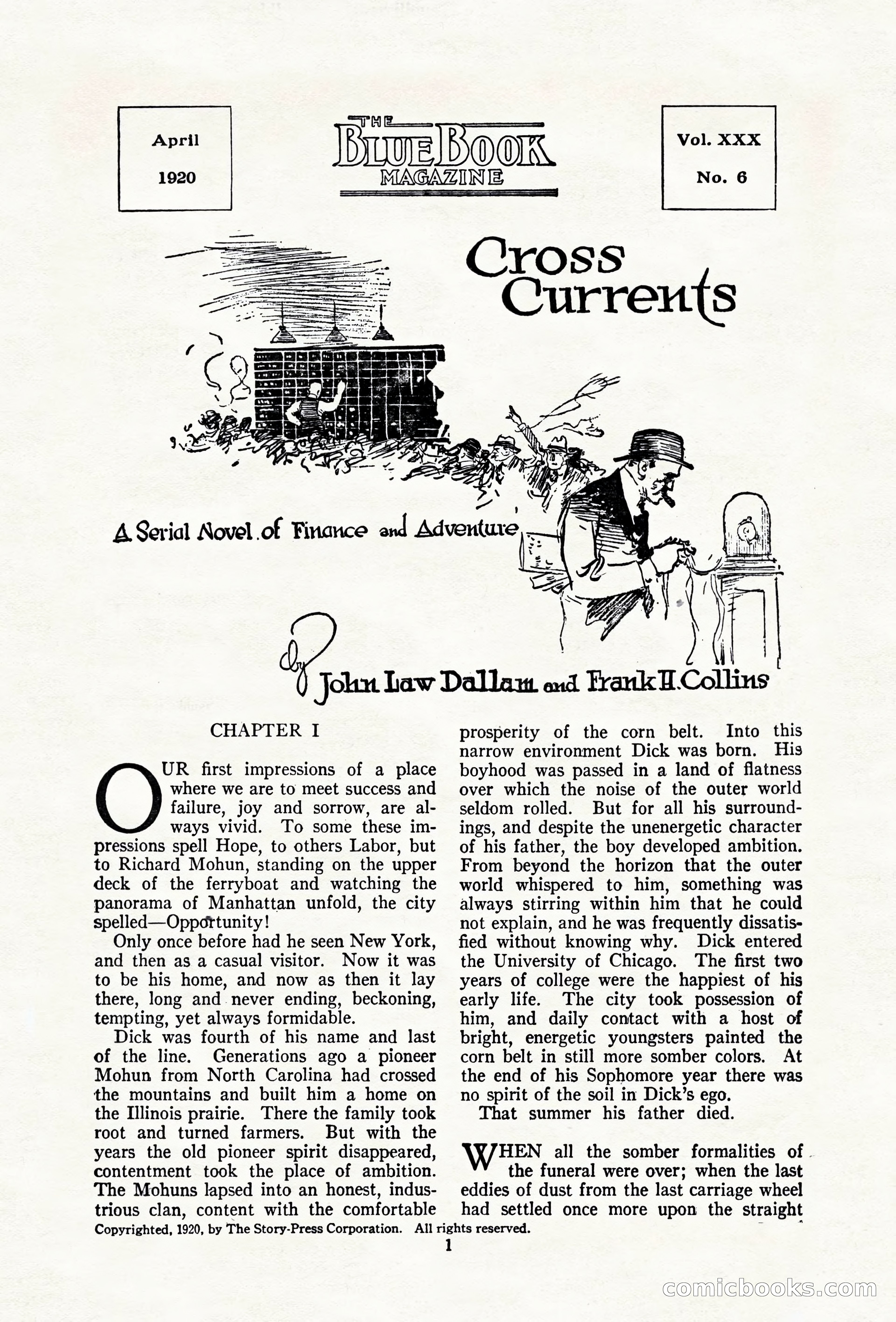 The Blue Book Magazine, April 1920 — page 7 of 212
