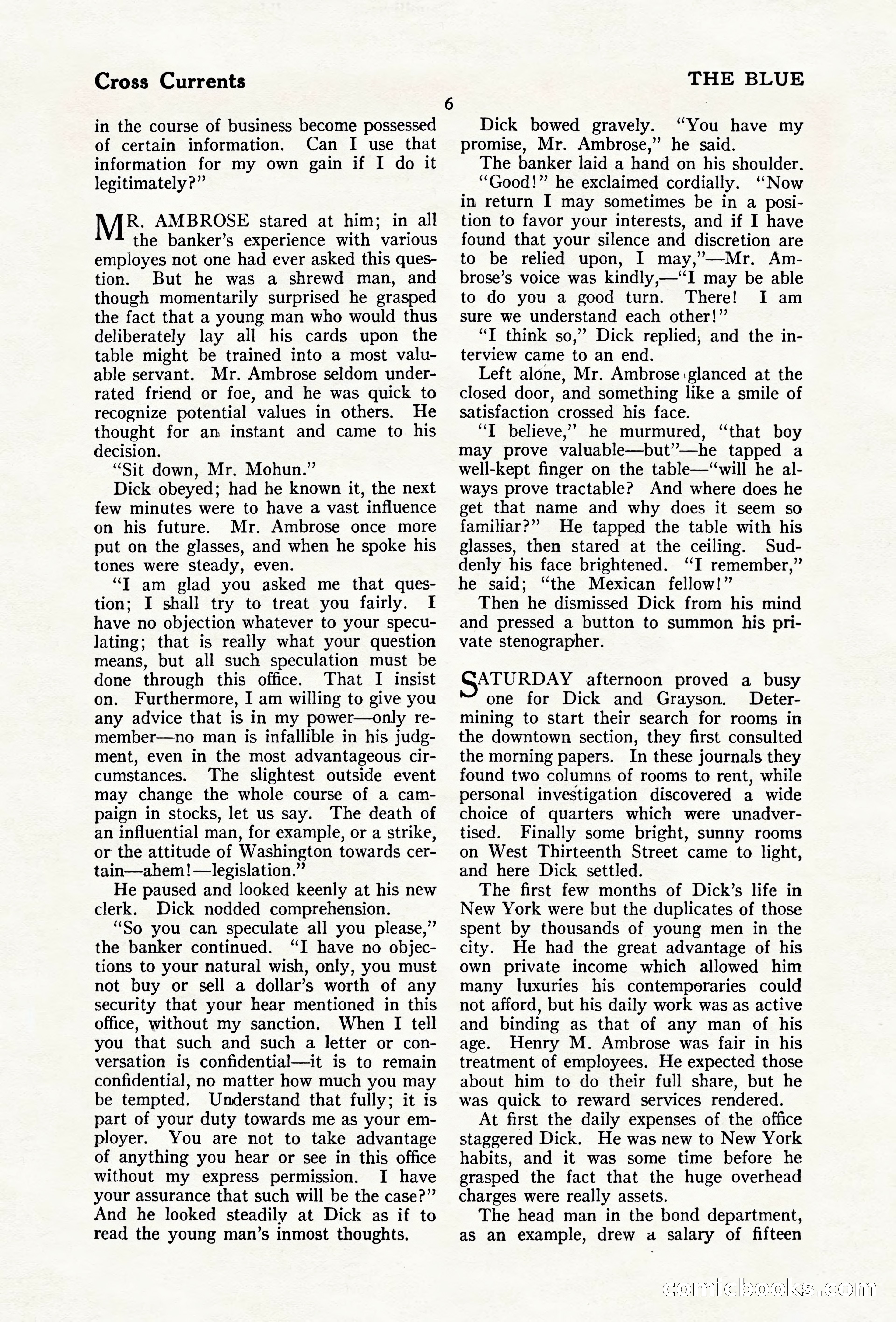 The Blue Book Magazine, April 1920 — page 12 of 212