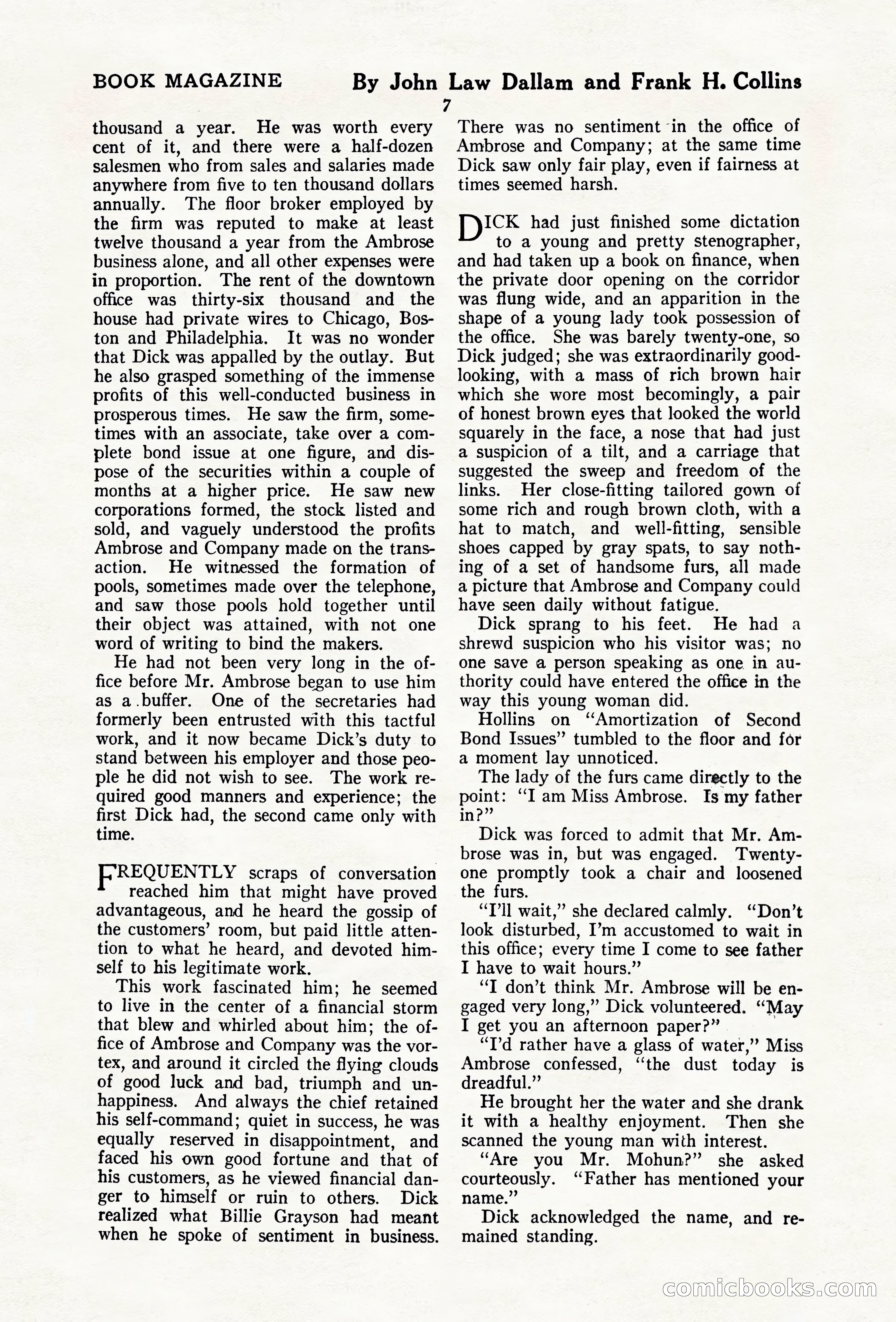 The Blue Book Magazine, April 1920 — page 13 of 212