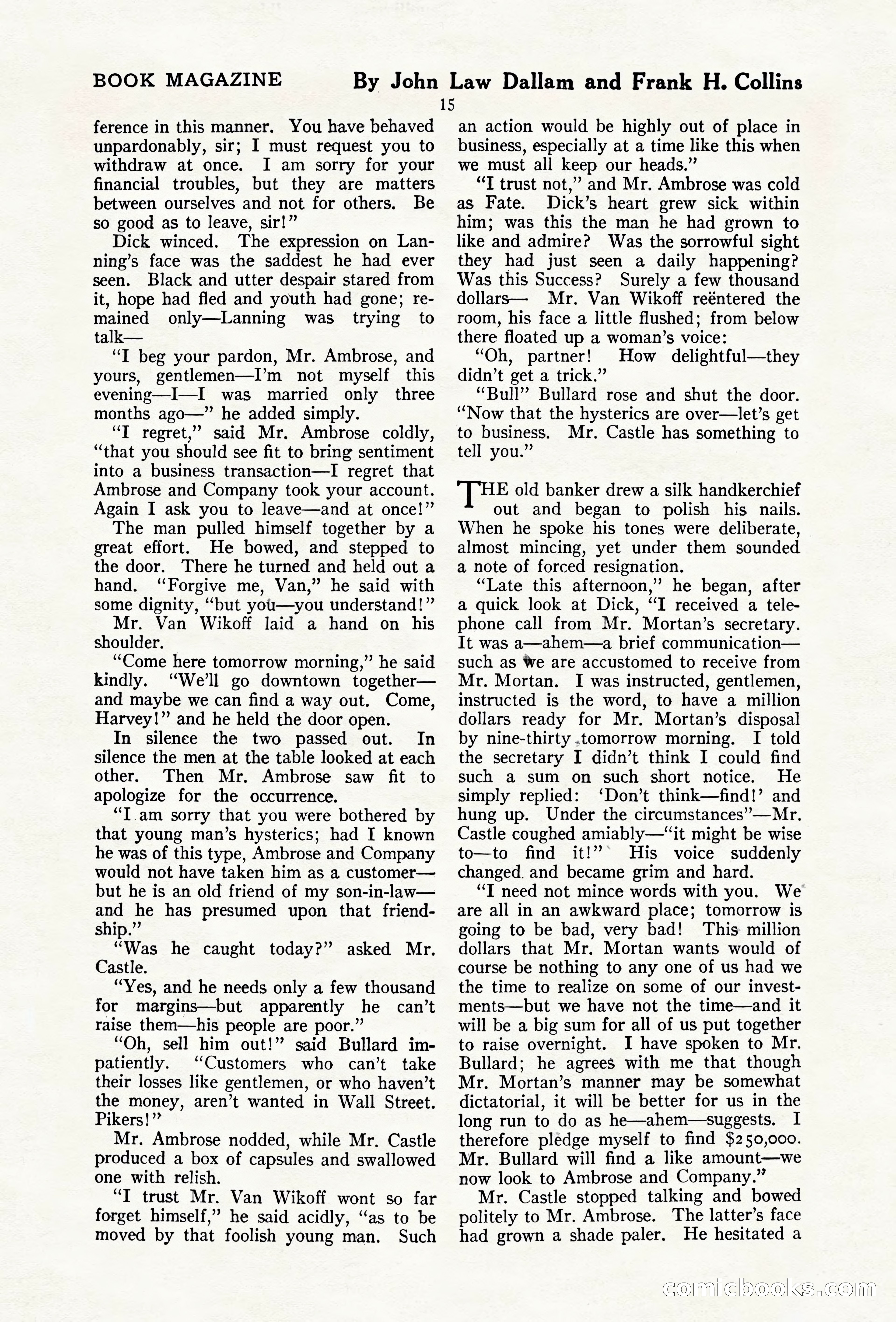 The Blue Book Magazine, April 1920 — page 21 of 212