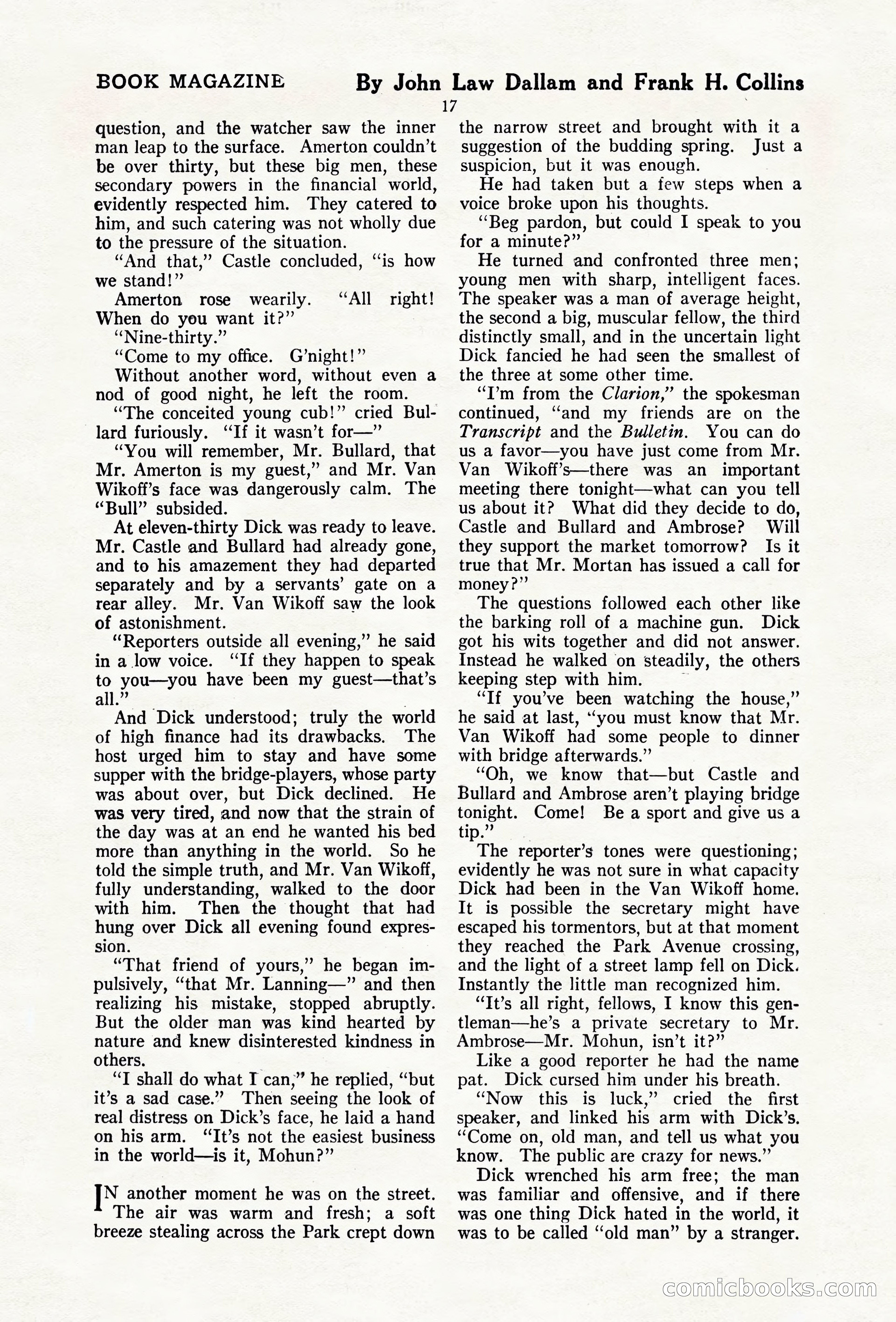 The Blue Book Magazine, April 1920 — page 23 of 212