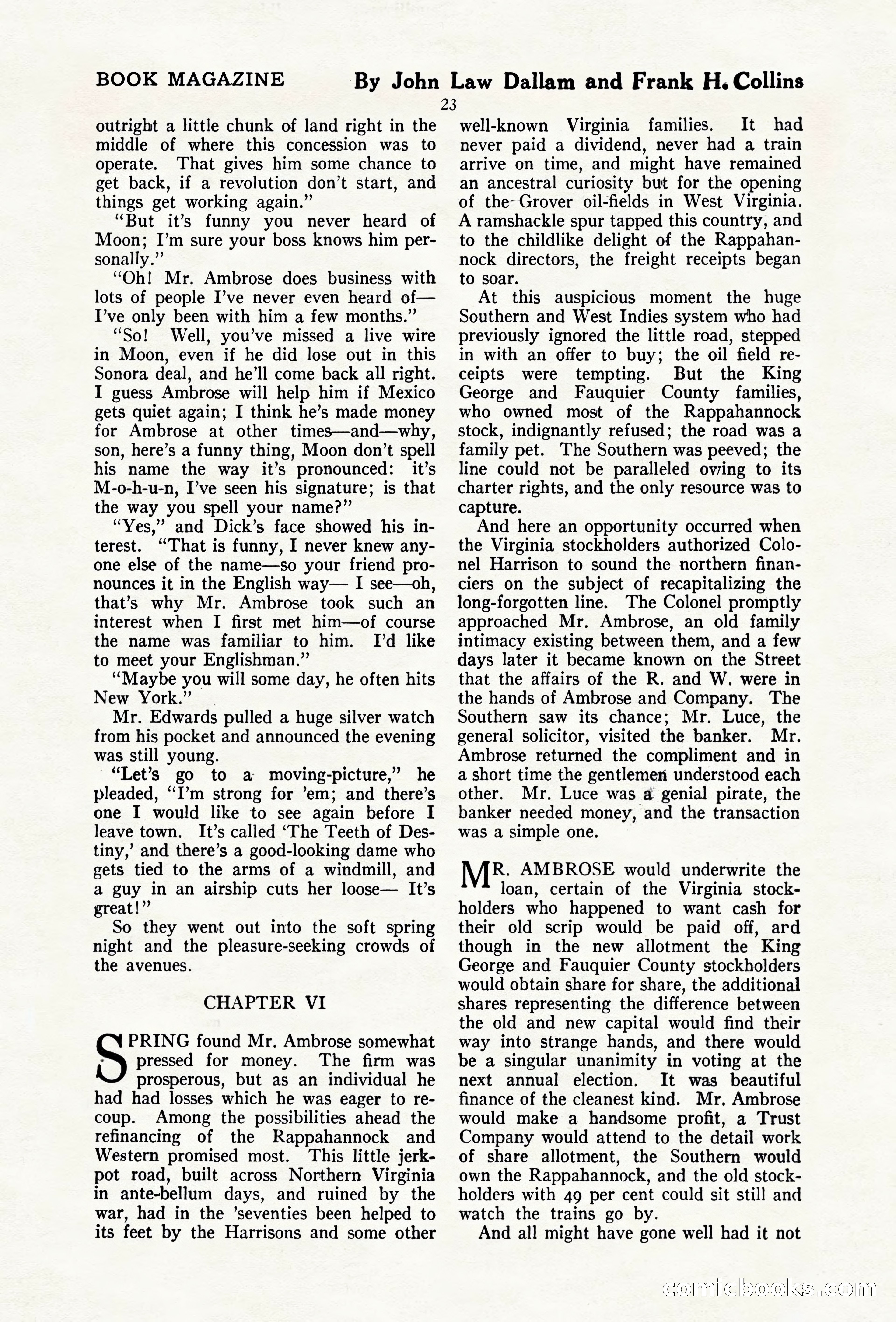The Blue Book Magazine, April 1920 — page 29 of 212
