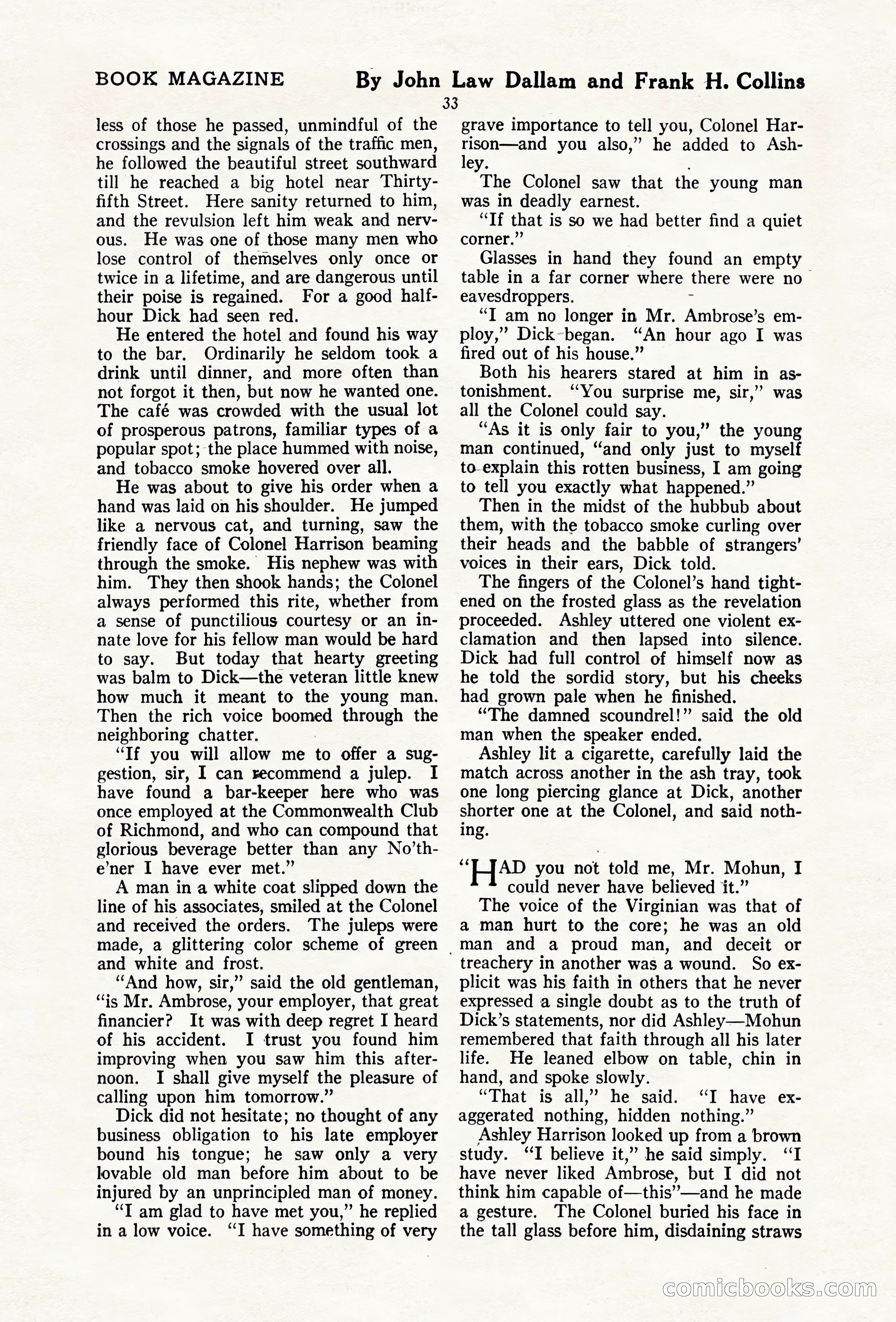The Blue Book Magazine, April 1920 — page 39 of 212