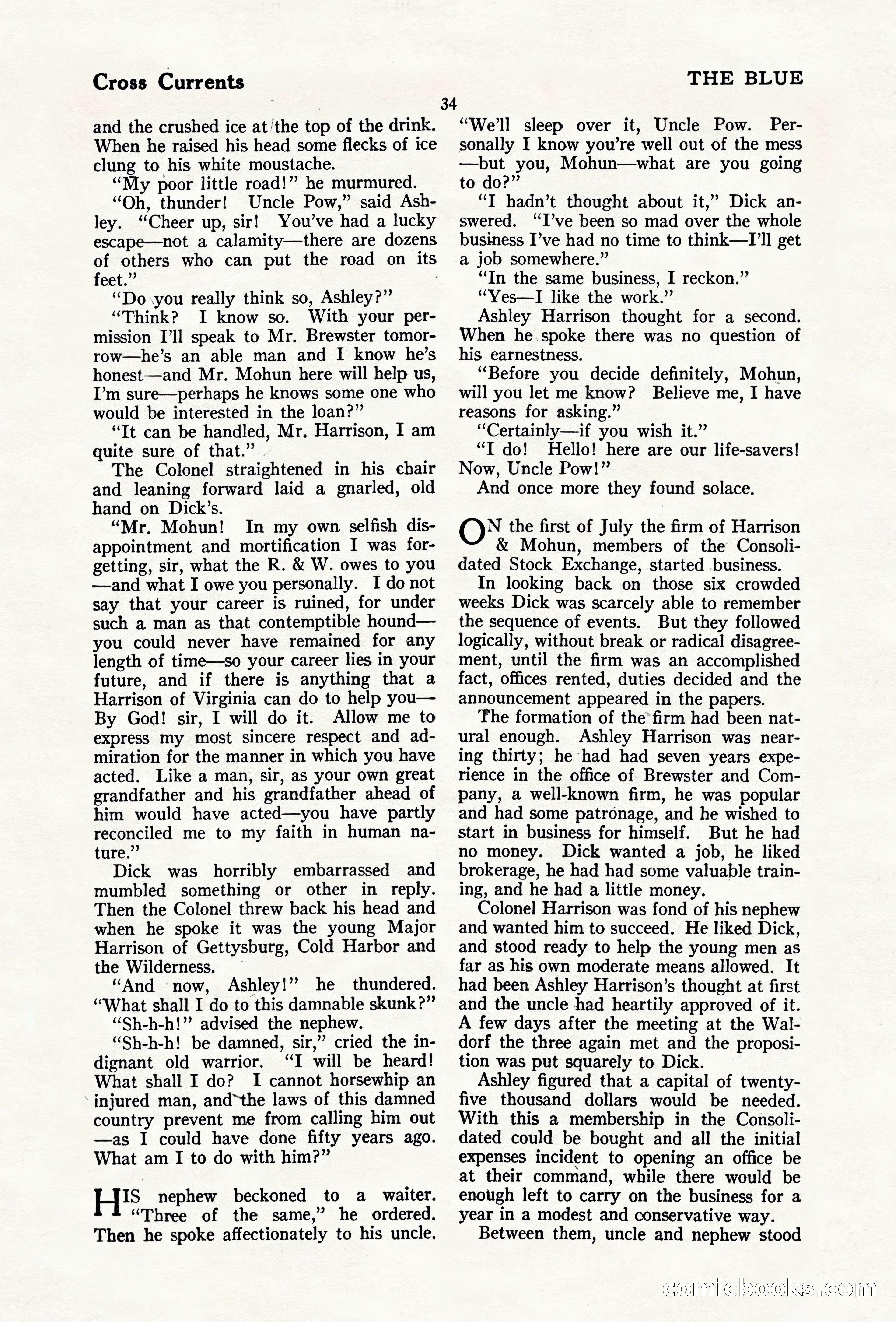 The Blue Book Magazine, April 1920 — page 40 of 212