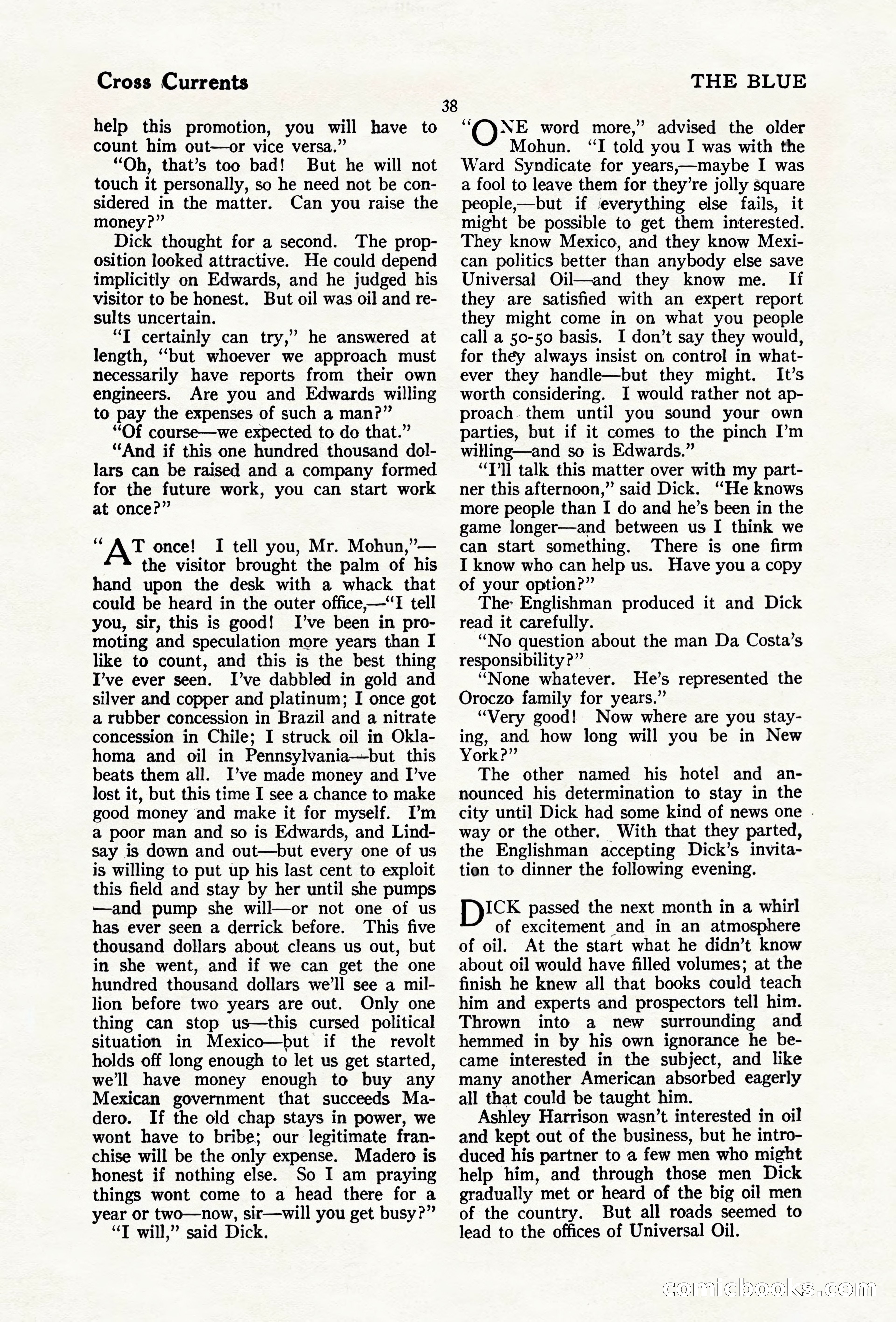 The Blue Book Magazine, April 1920 — page 44 of 212