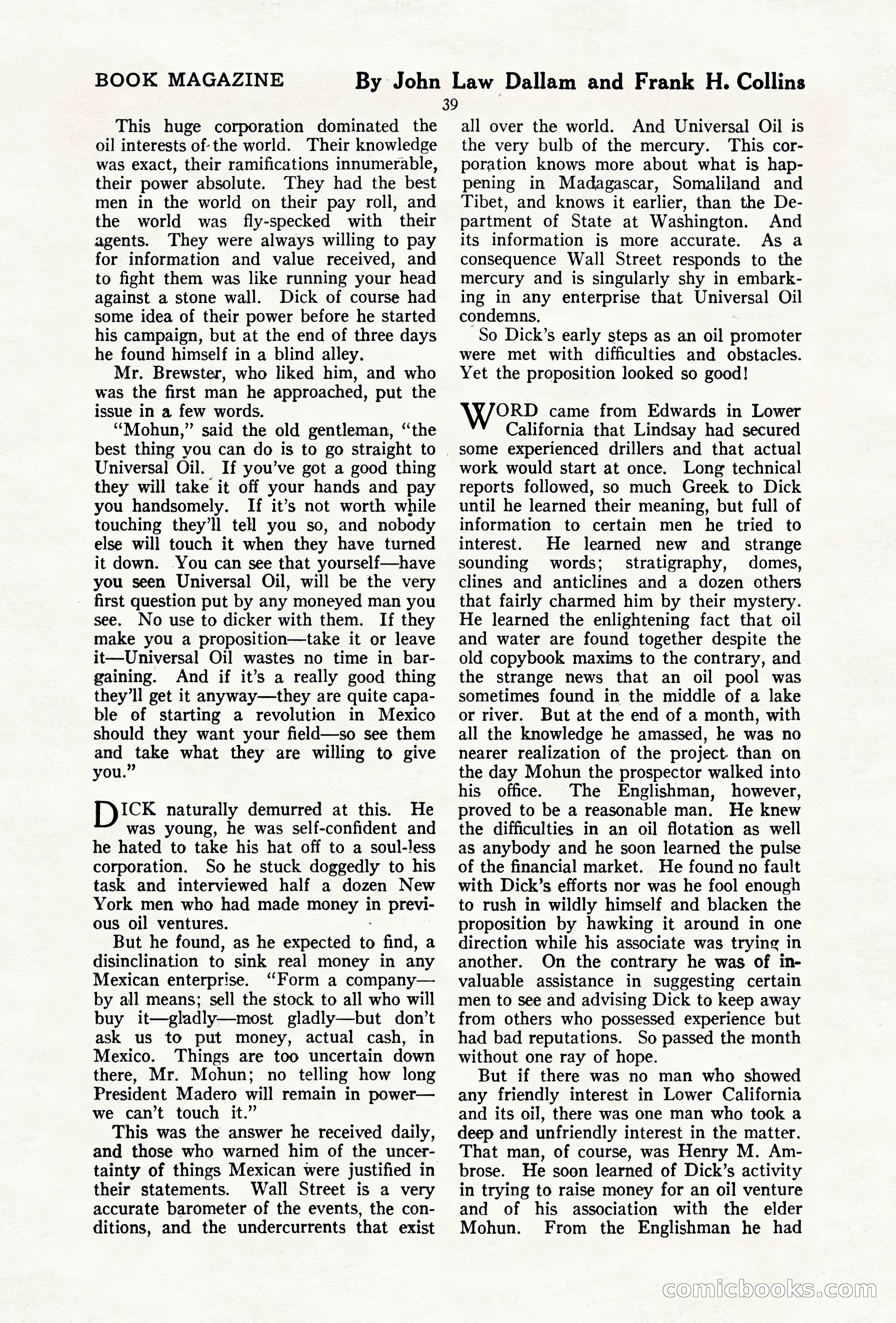 The Blue Book Magazine, April 1920 — page 45 of 212