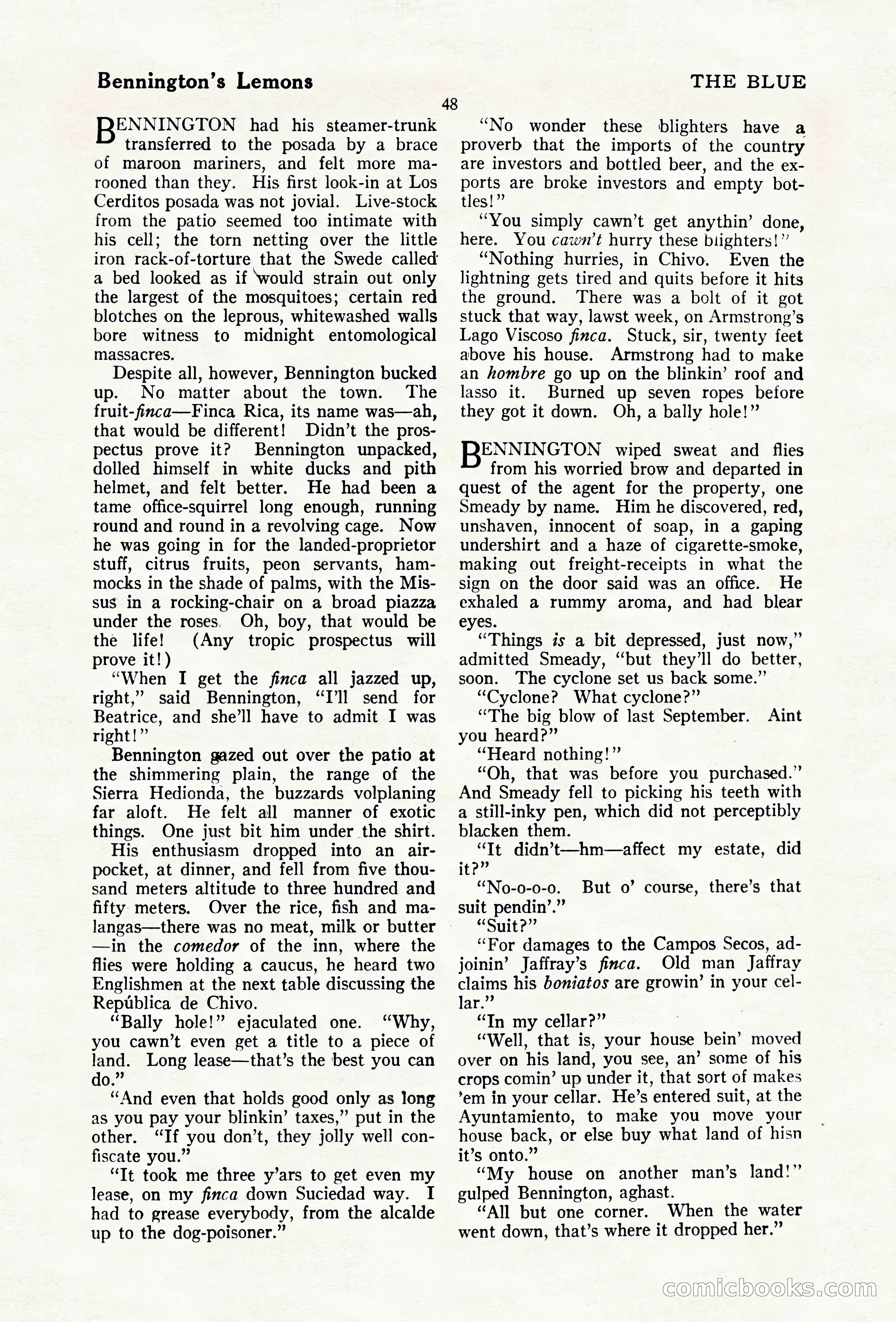 The Blue Book Magazine, April 1920 — page 54 of 212