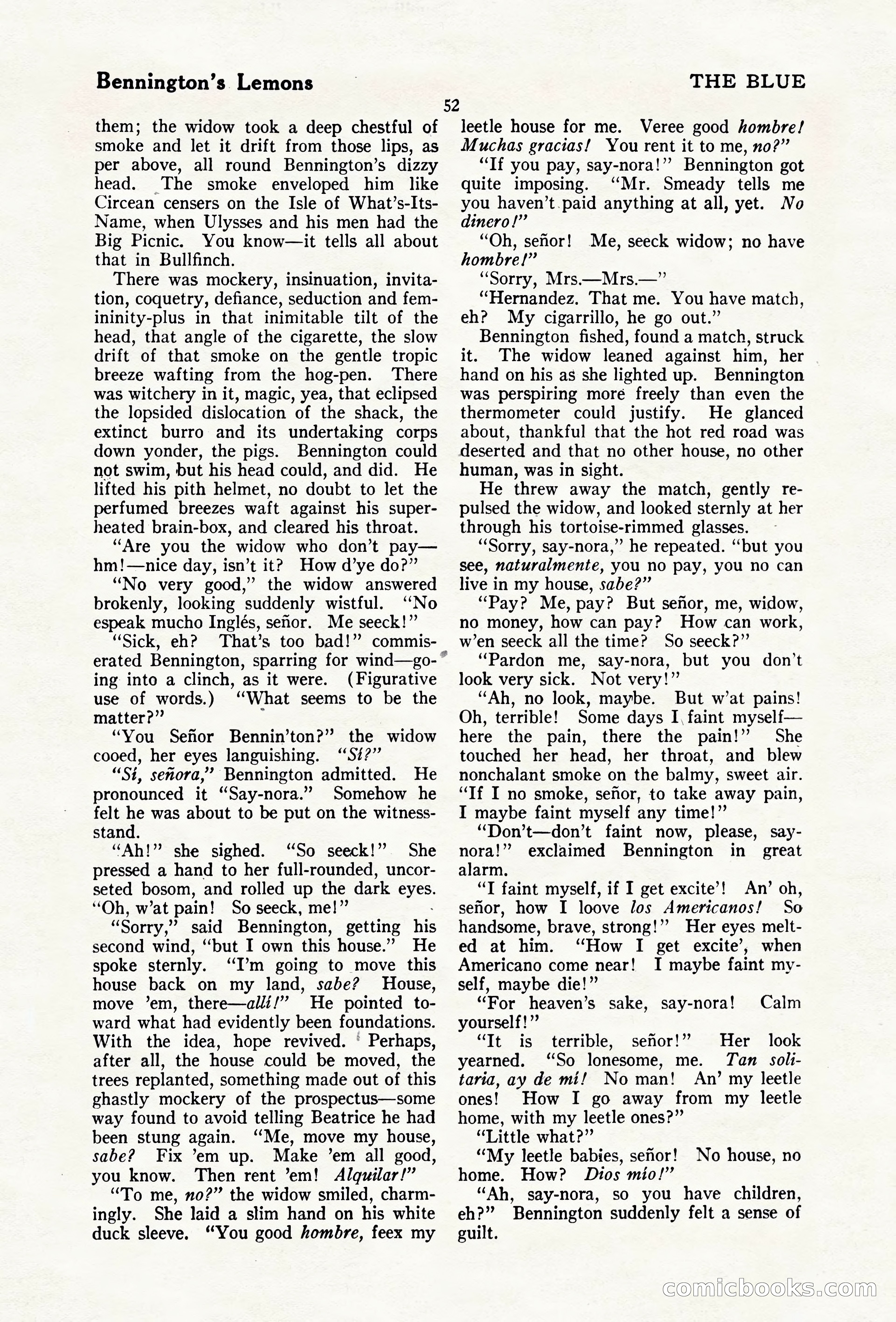 The Blue Book Magazine, April 1920 — page 58 of 212