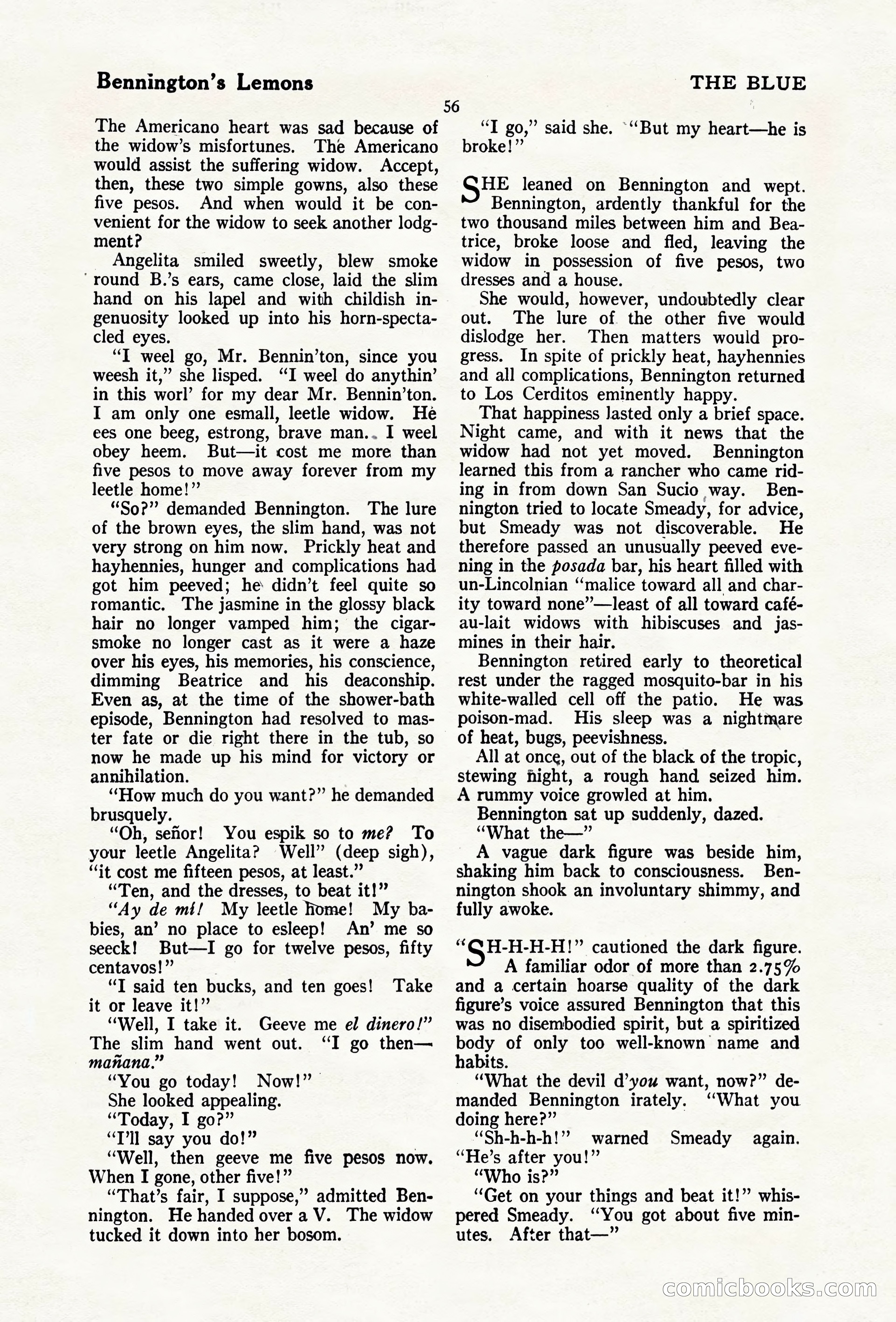 The Blue Book Magazine, April 1920 — page 62 of 212