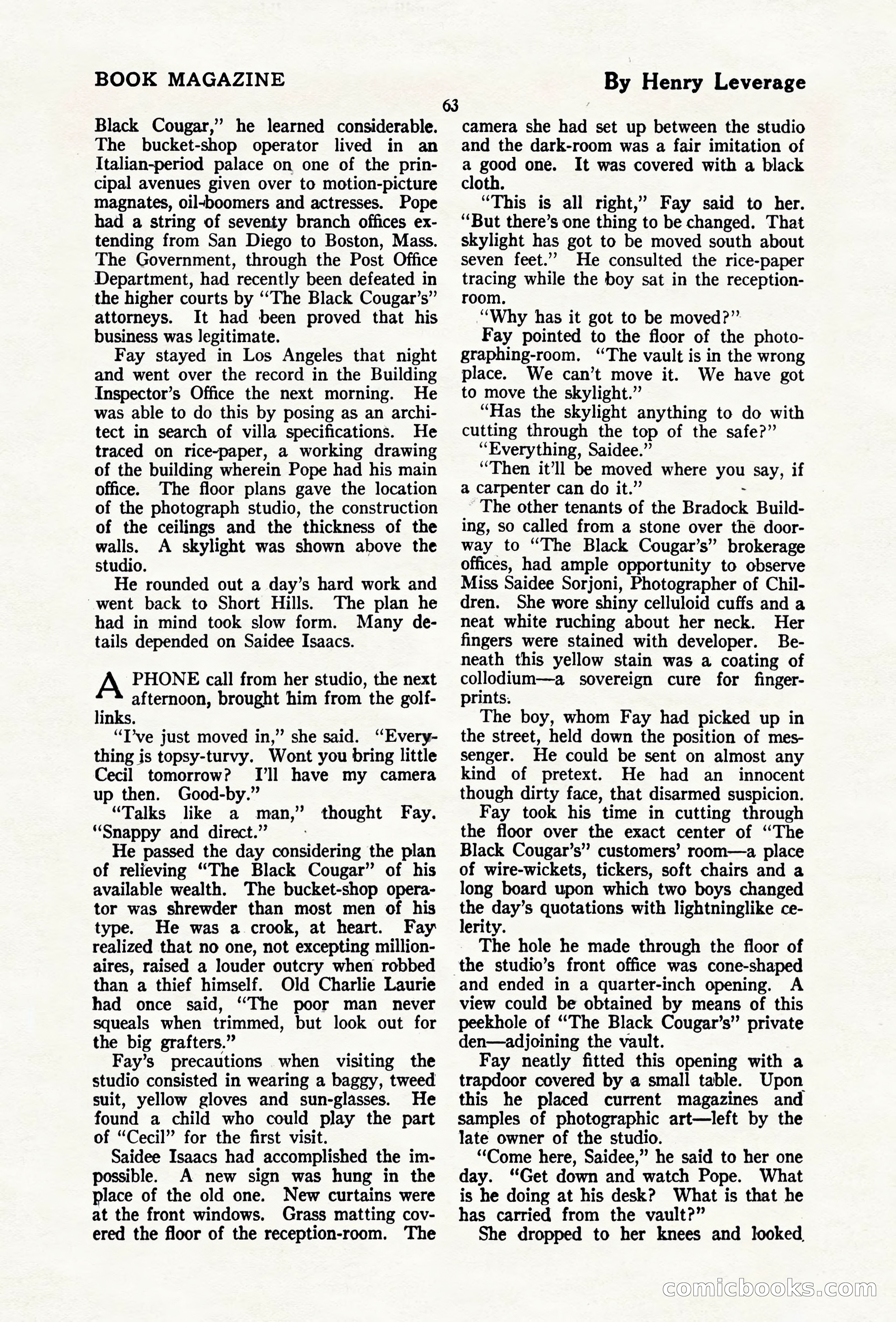 The Blue Book Magazine, April 1920 — page 69 of 212