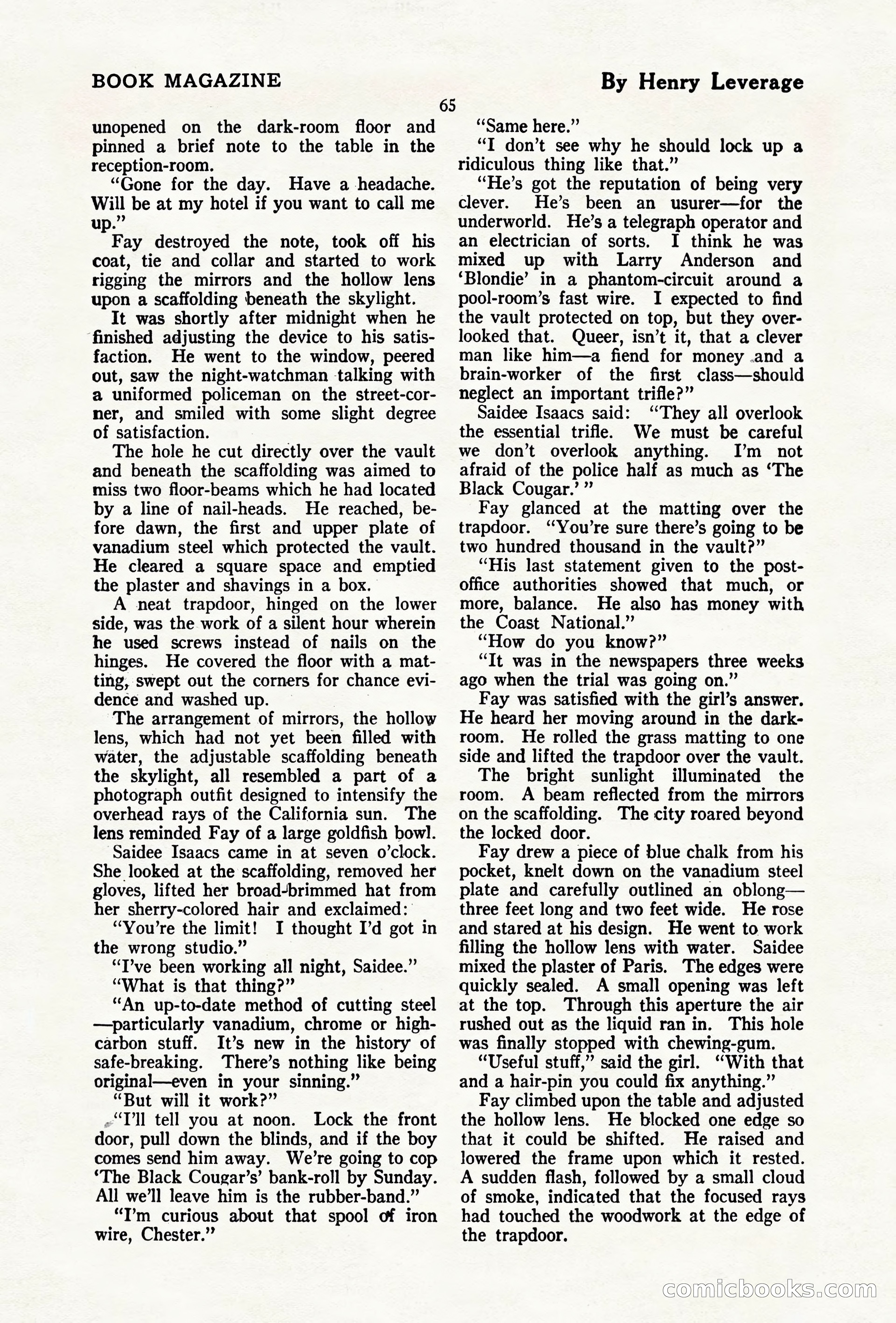The Blue Book Magazine, April 1920 — page 71 of 212