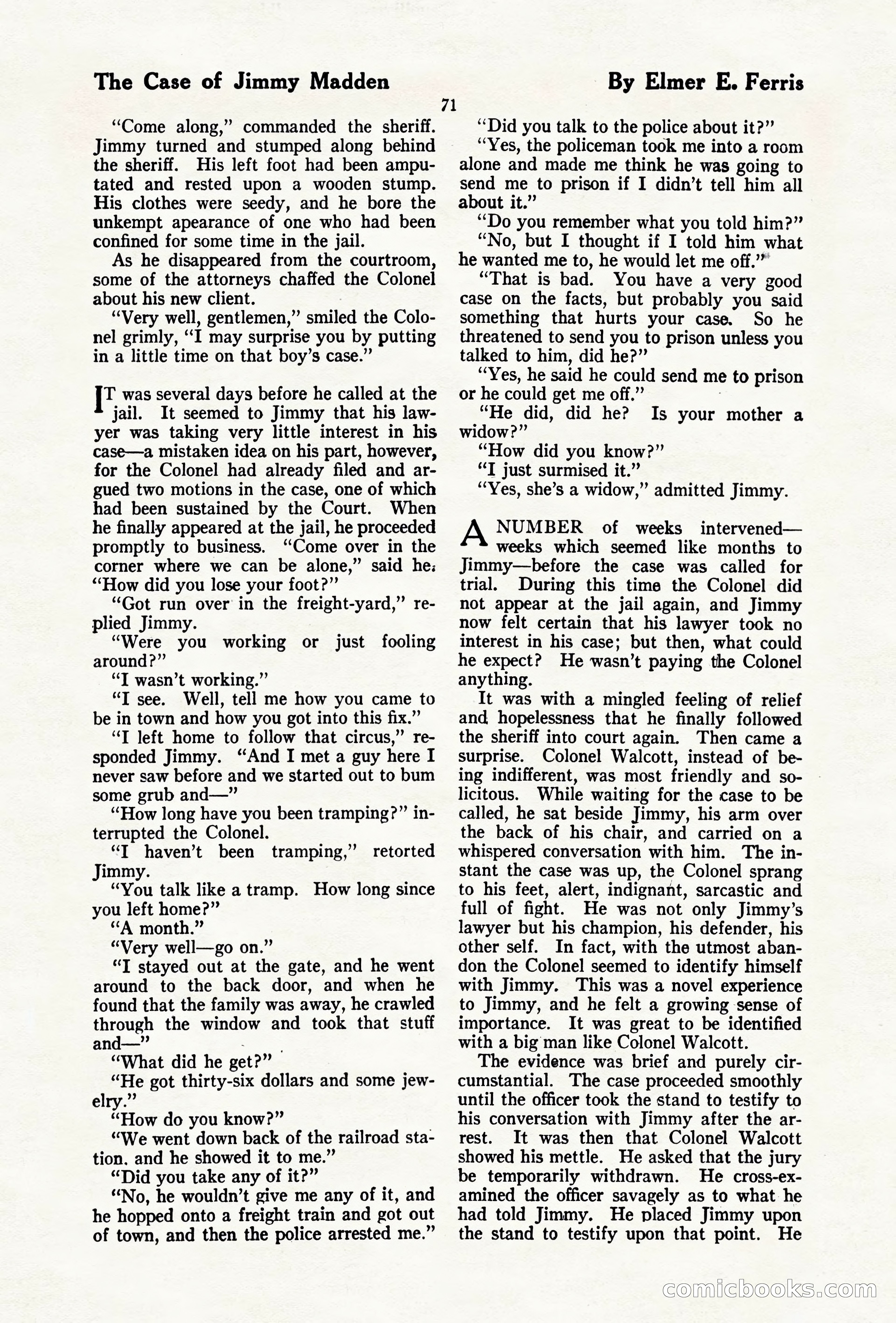 The Blue Book Magazine, April 1920 — page 77 of 212