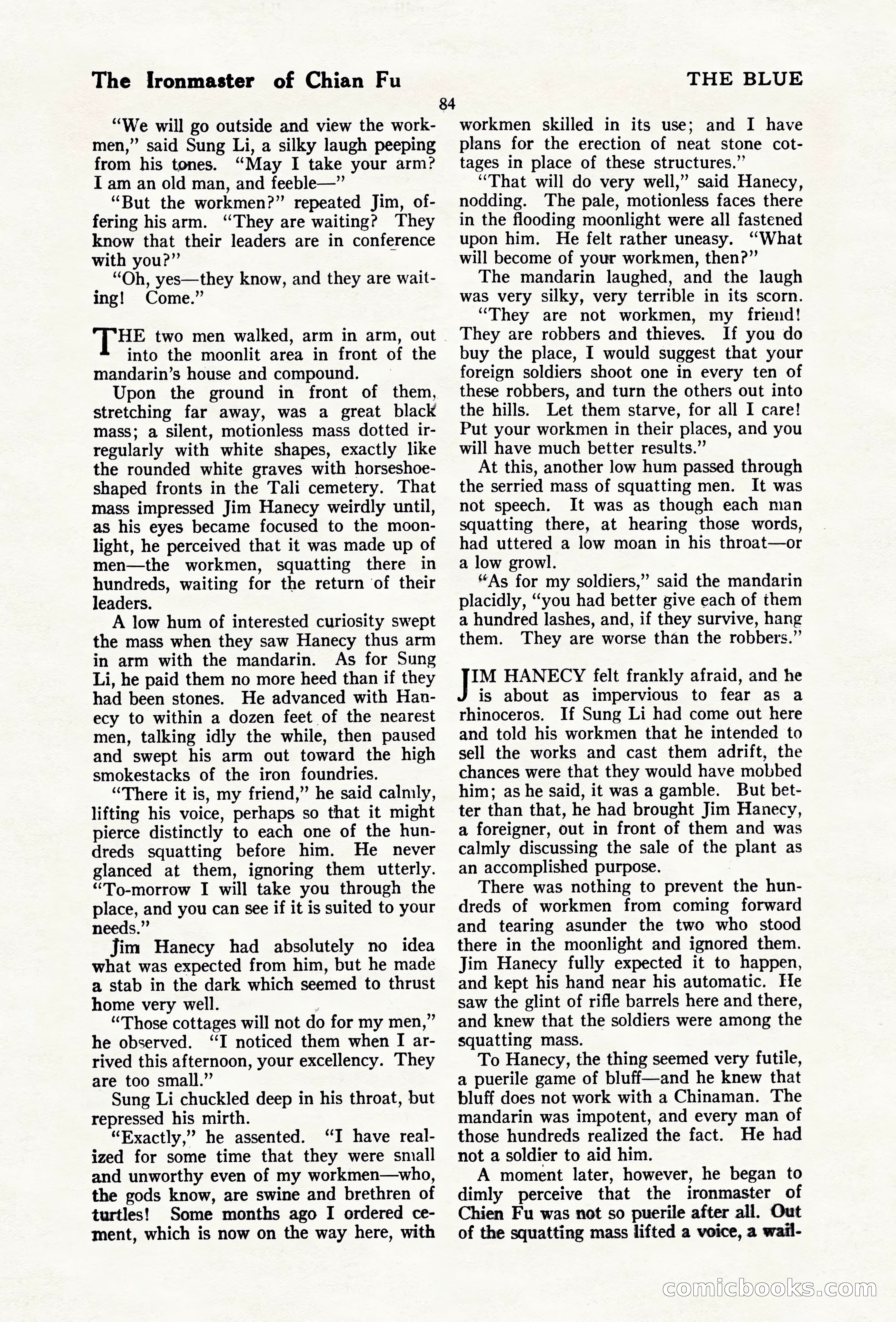 The Blue Book Magazine, April 1920 — page 90 of 212