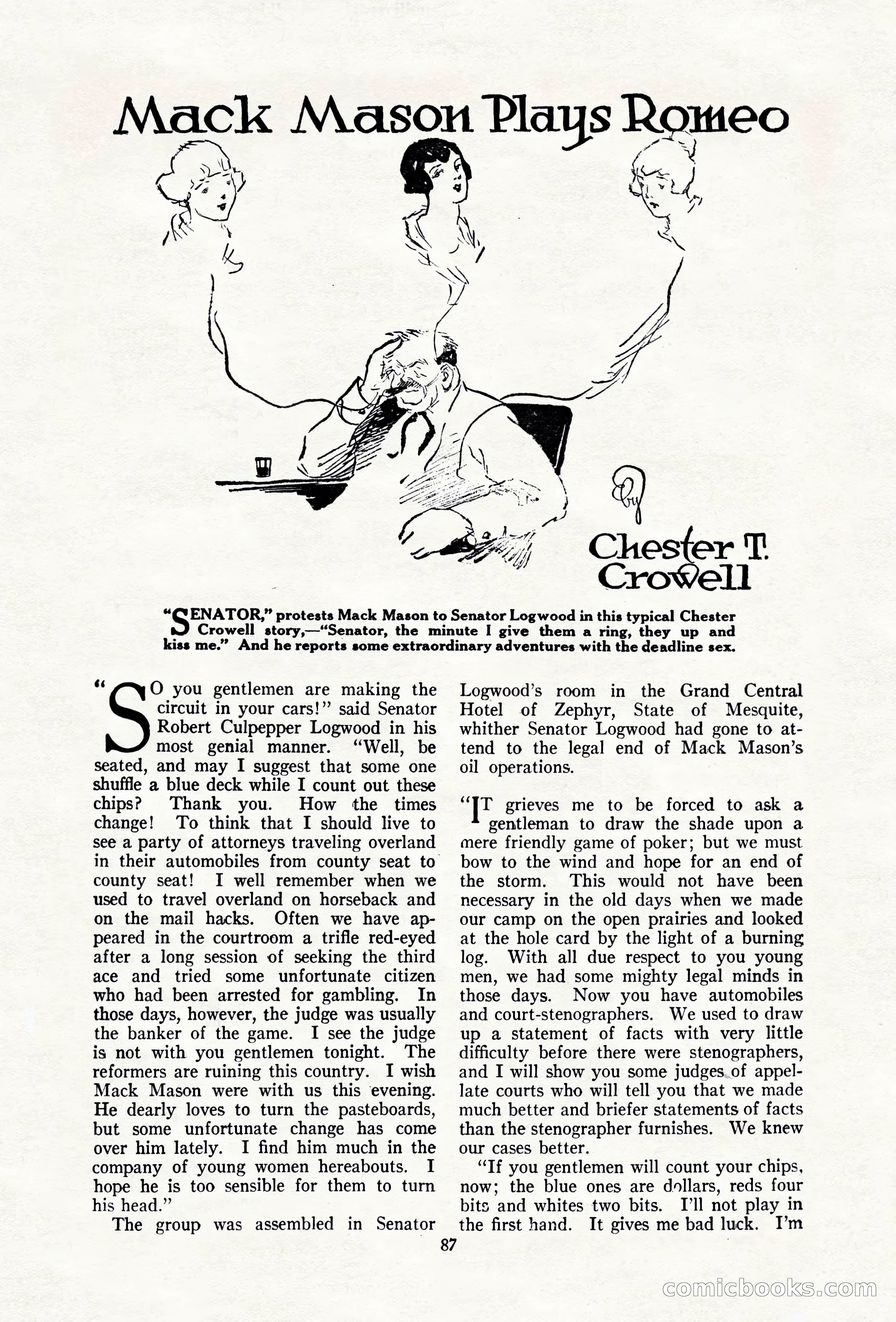 The Blue Book Magazine, April 1920 — page 93 of 212