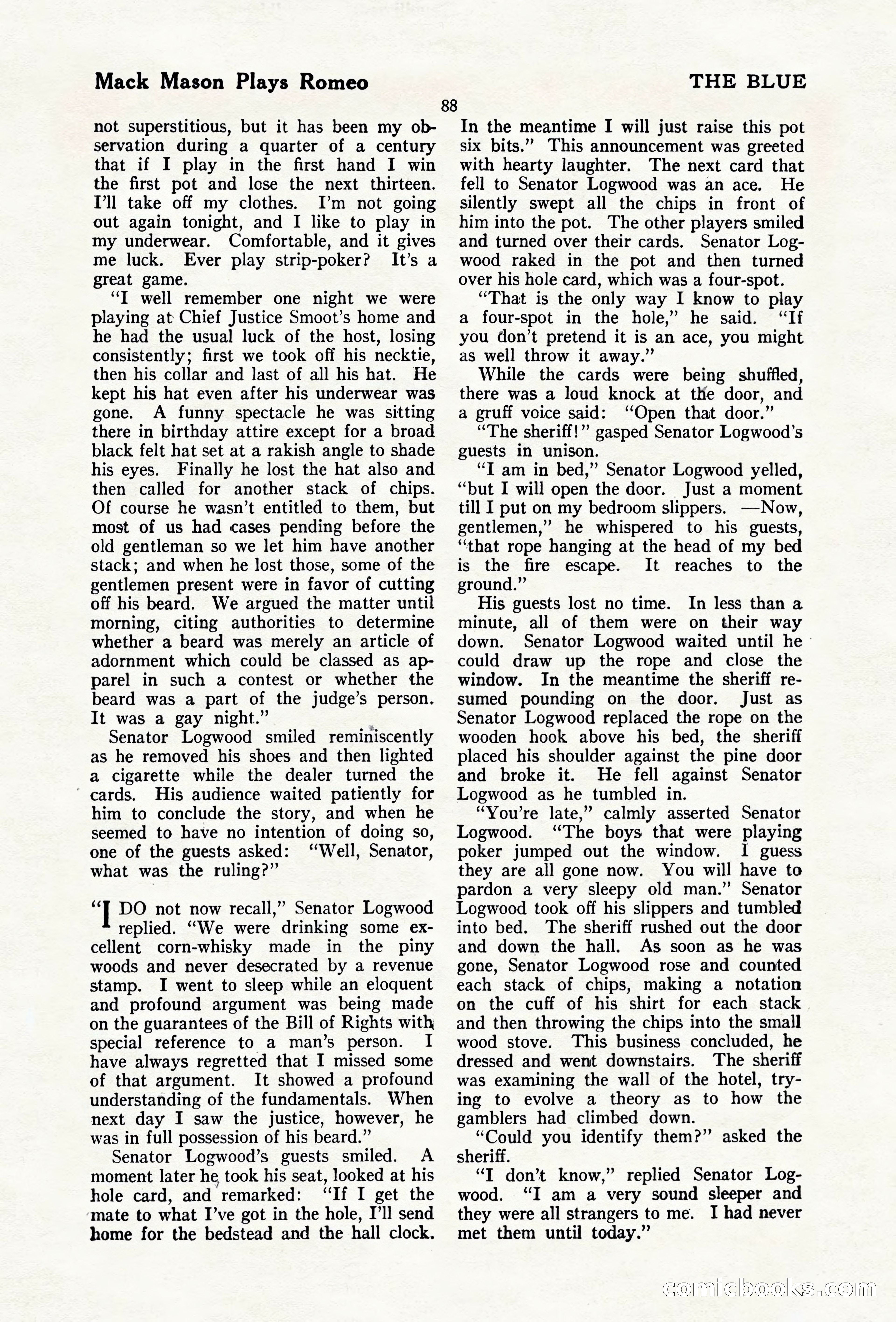 The Blue Book Magazine, April 1920 — page 94 of 212