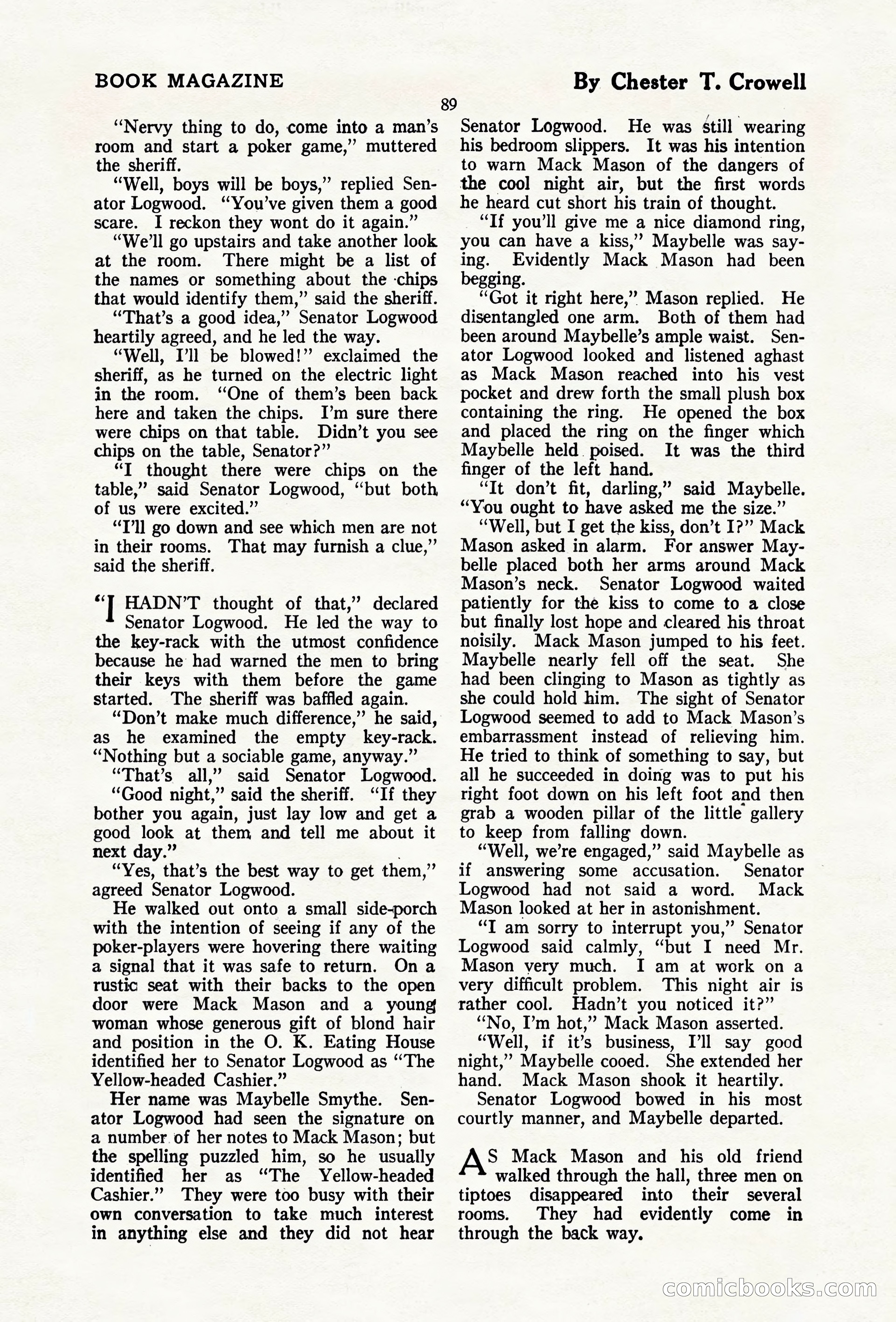 The Blue Book Magazine, April 1920 — page 95 of 212
