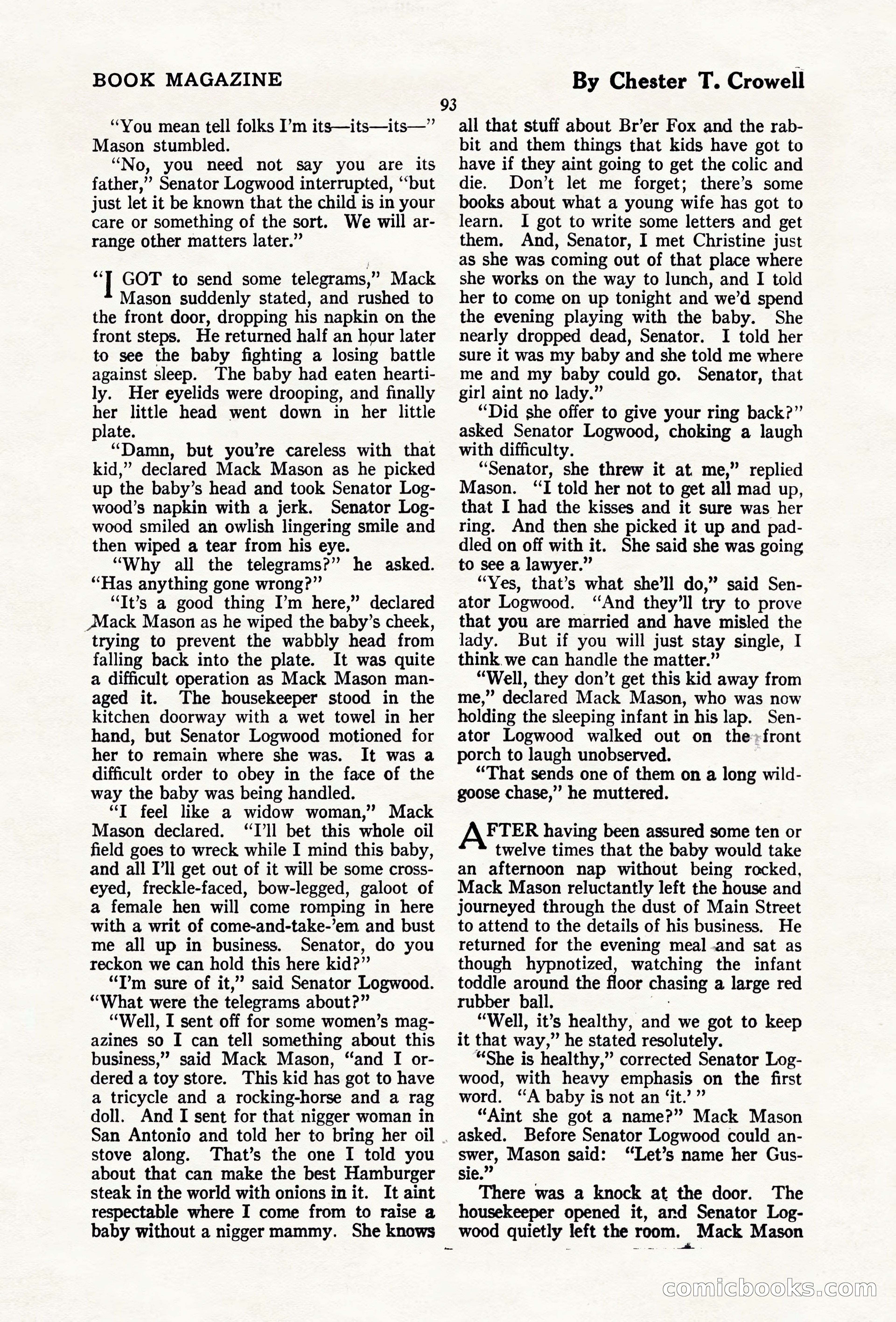 The Blue Book Magazine, April 1920 — page 99 of 212