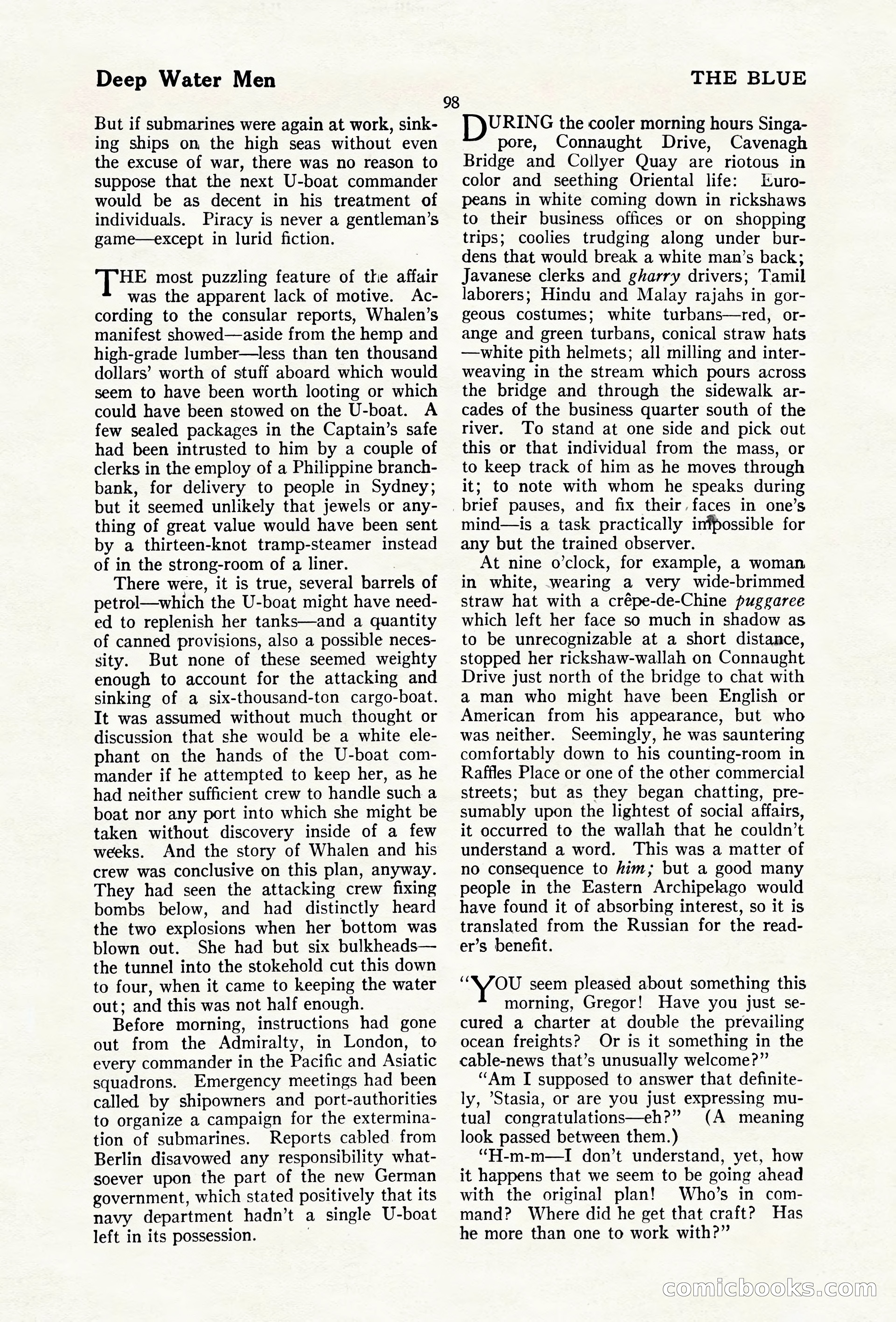 The Blue Book Magazine, April 1920 — page 104 of 212