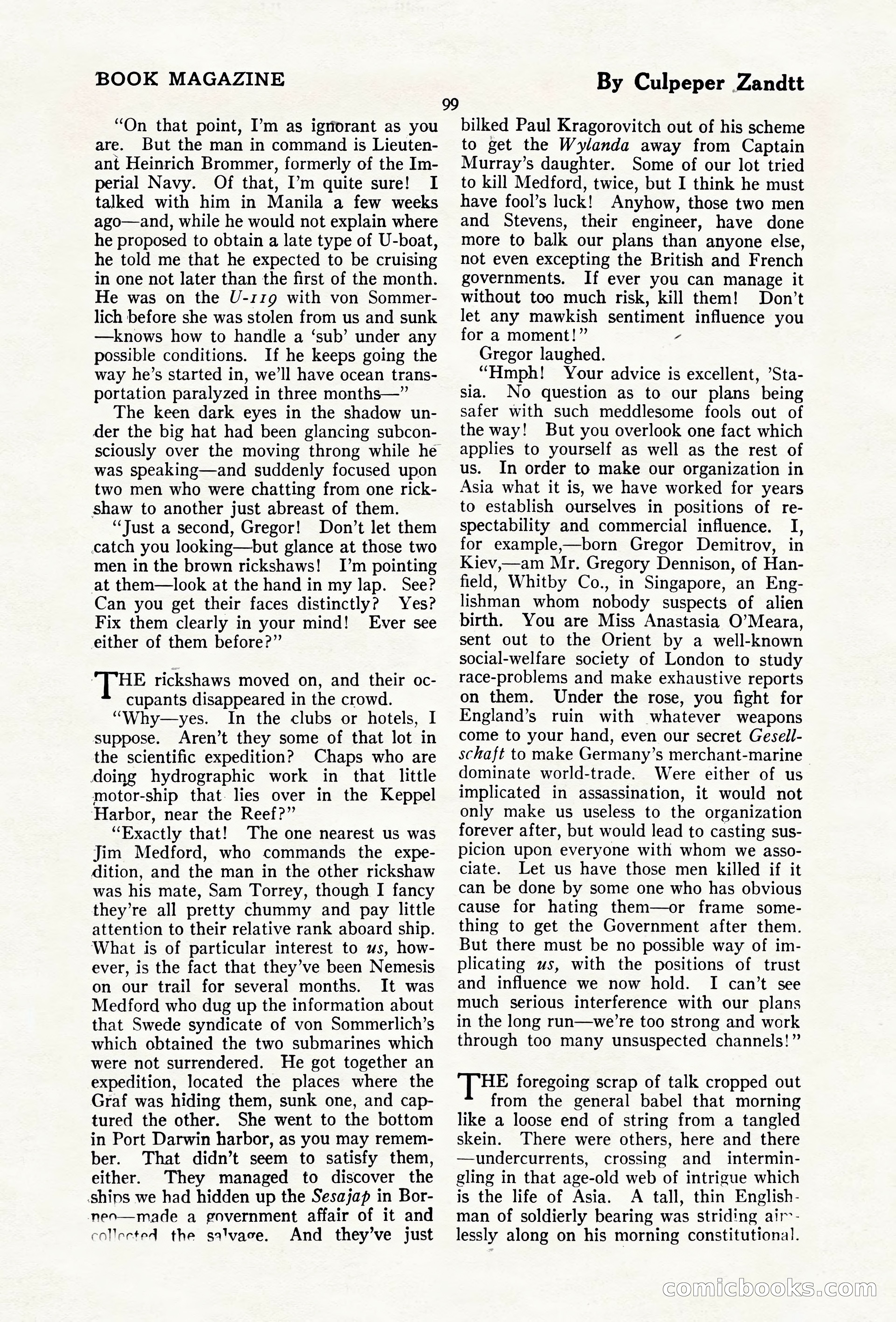 The Blue Book Magazine, April 1920 — page 105 of 212
