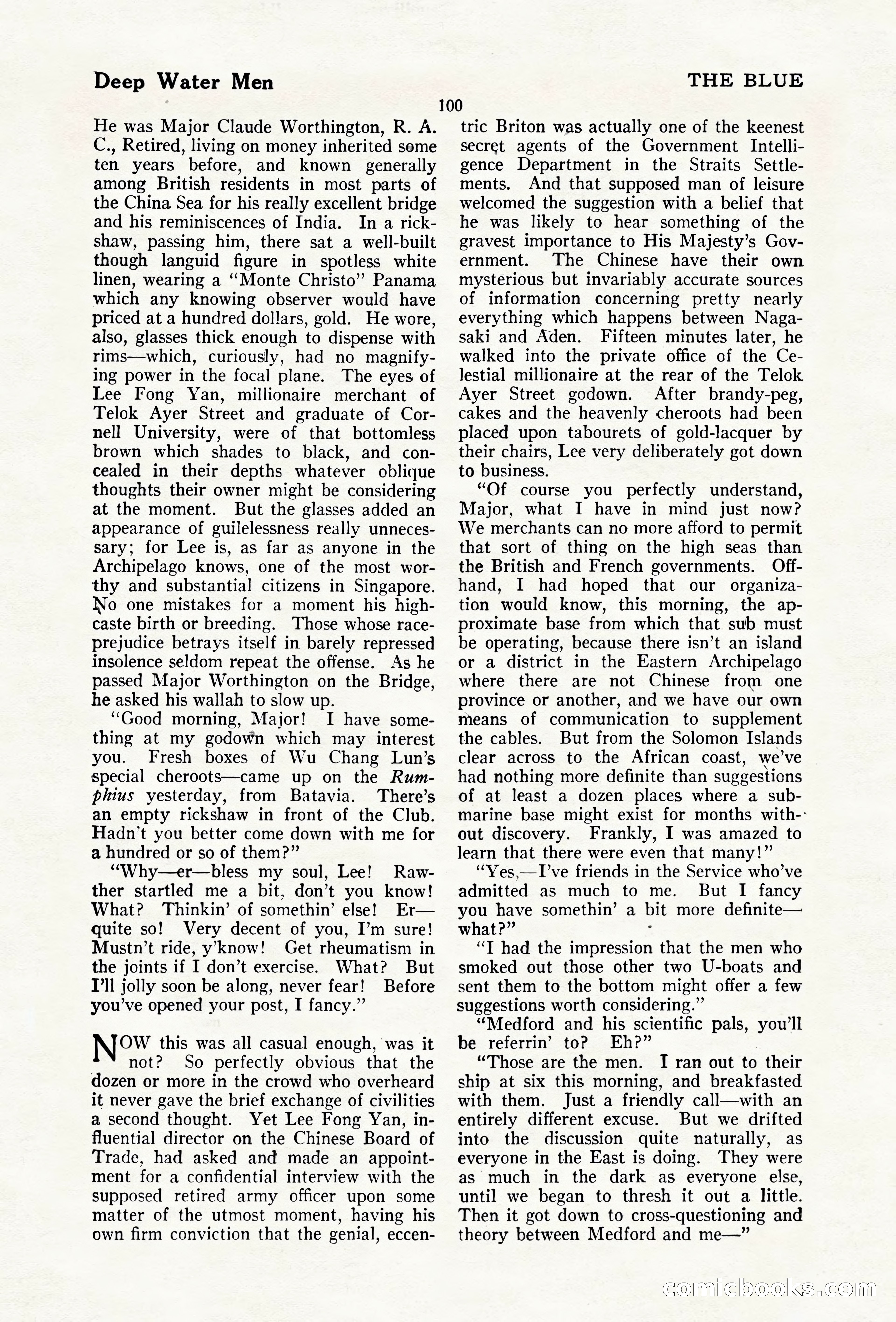 The Blue Book Magazine, April 1920 — page 106 of 212