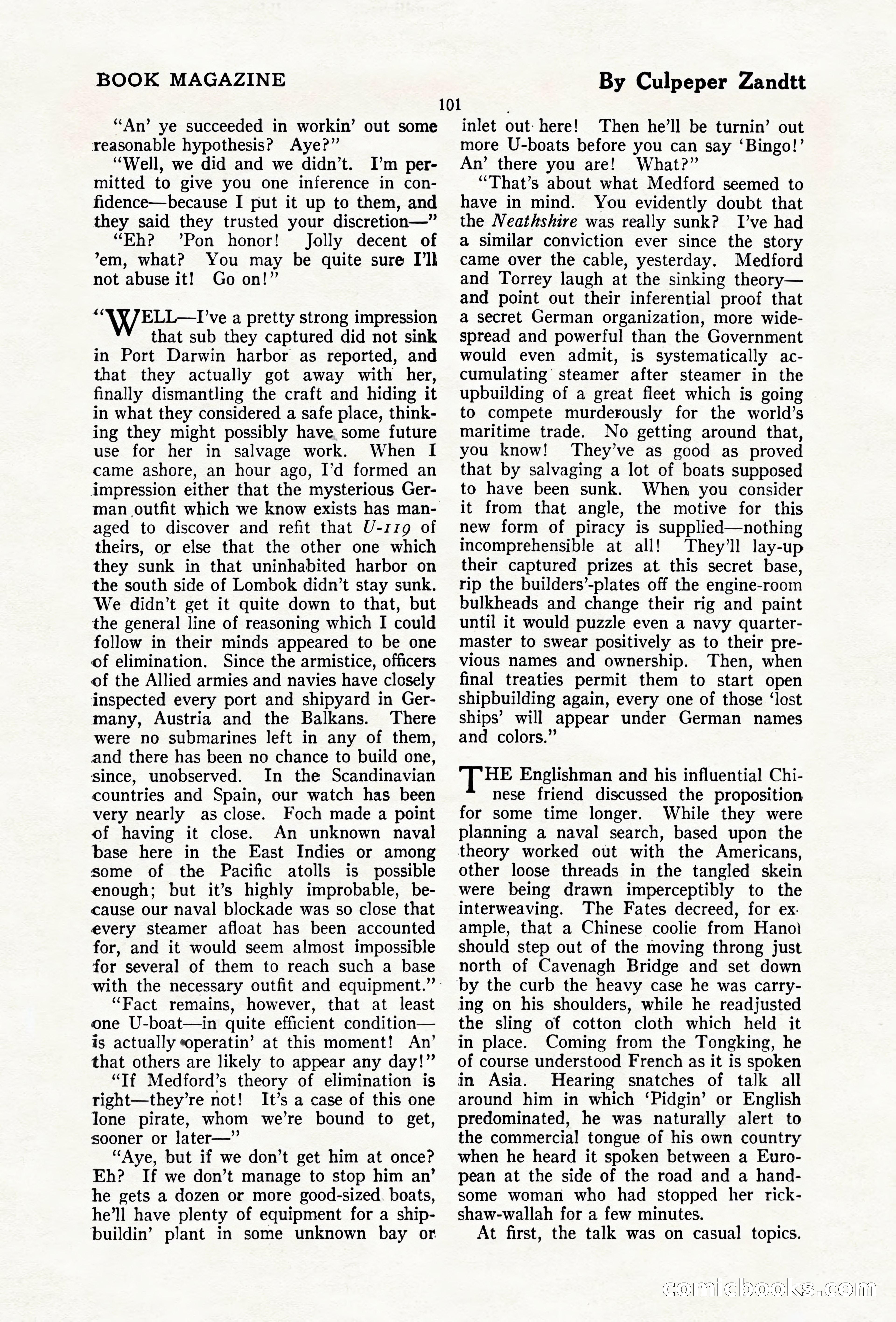 The Blue Book Magazine, April 1920 — page 107 of 212