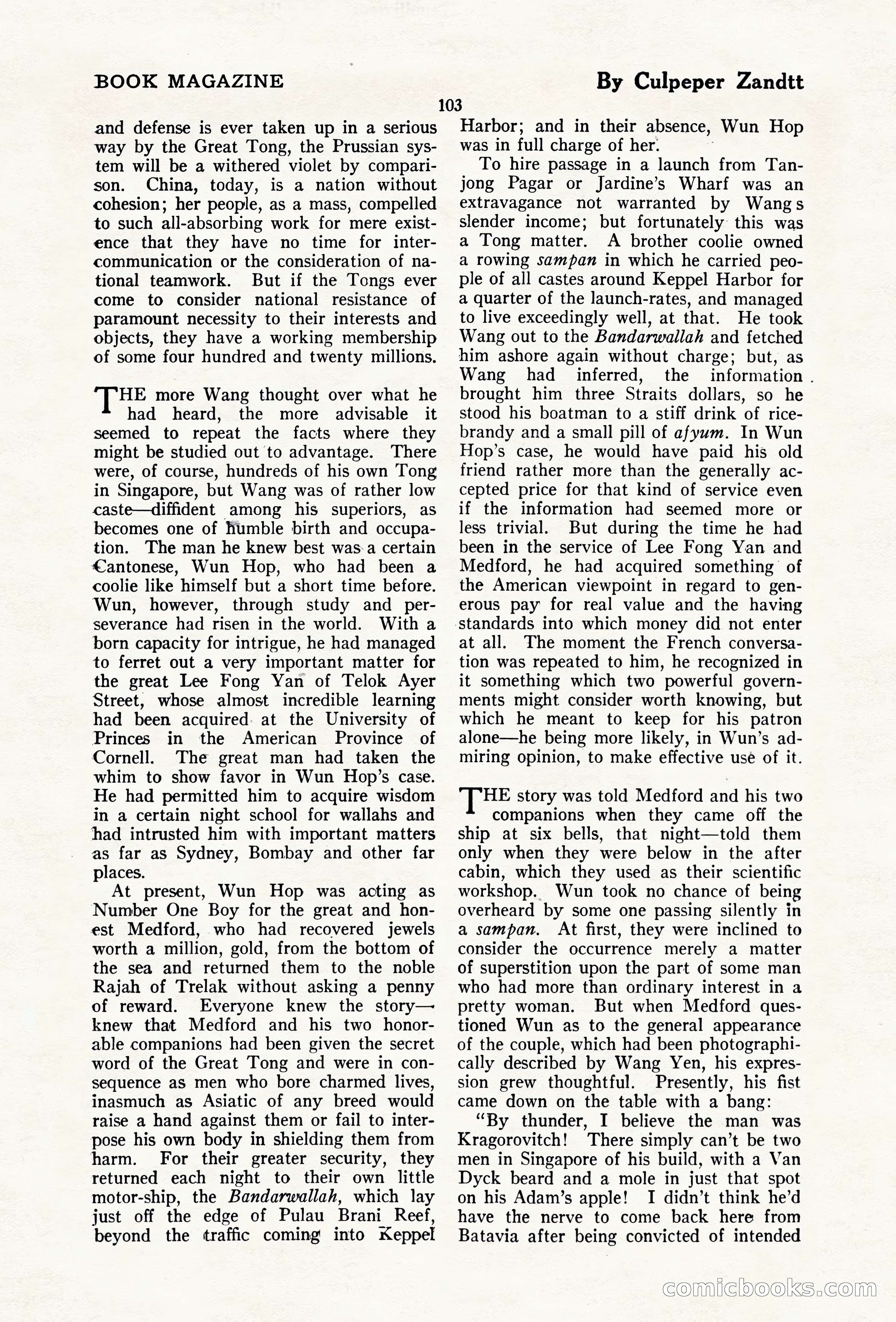 The Blue Book Magazine, April 1920 — page 109 of 212